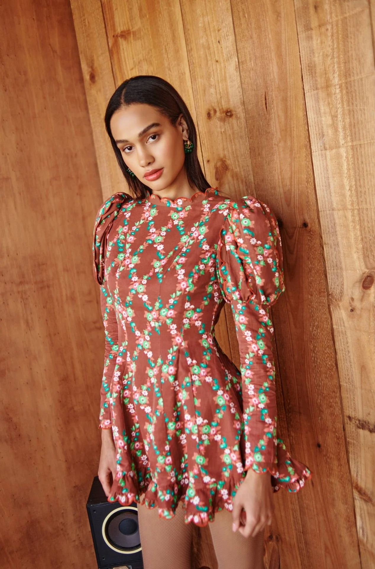 Acacia Dress-Brown - Image 2
