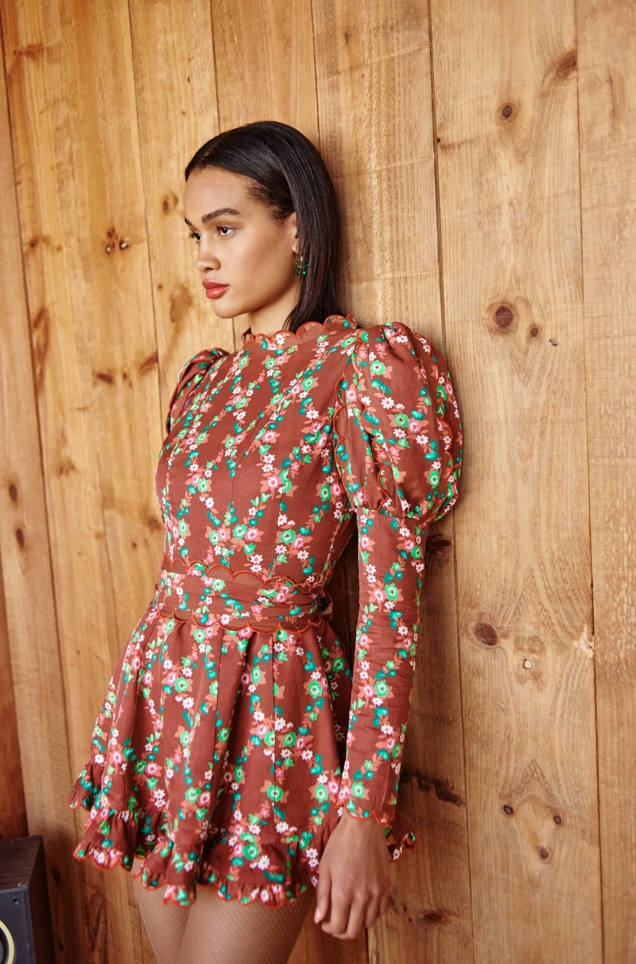 Acacia Dress-Brown - Image 6