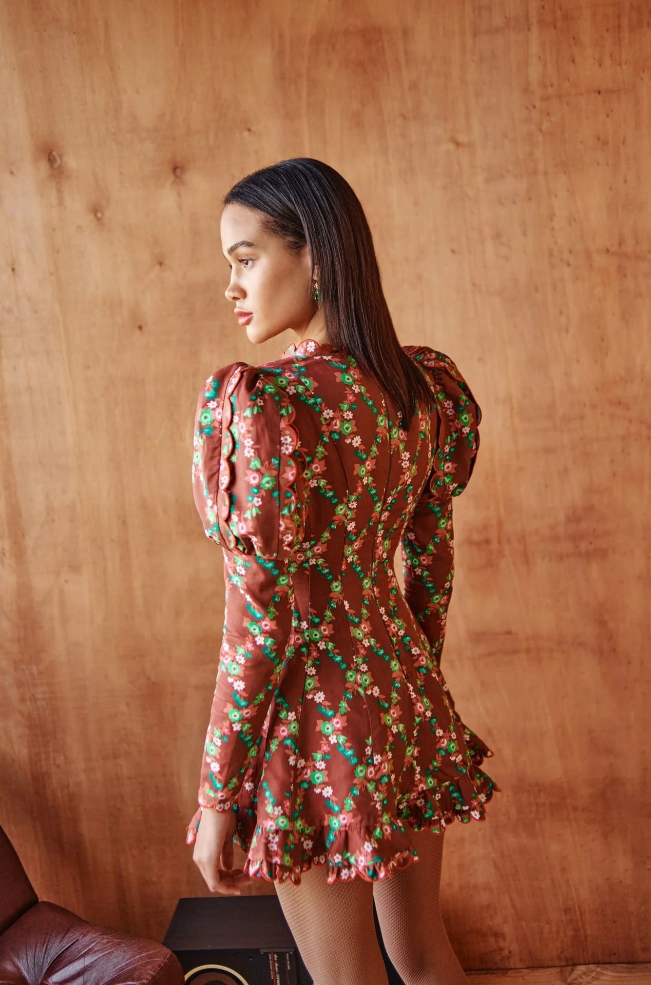 Acacia Dress-Brown - Image 7
