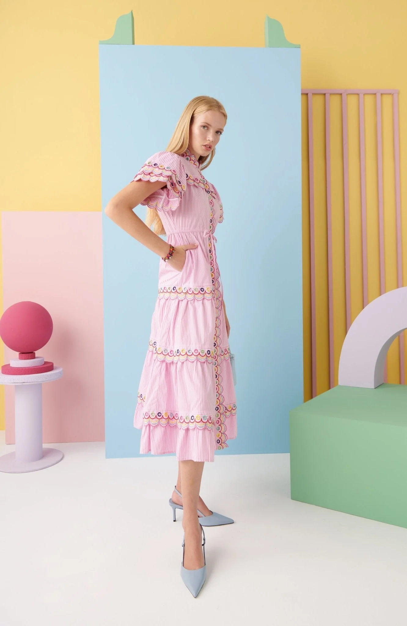 ANCHOR DRESS PINK - Image 5