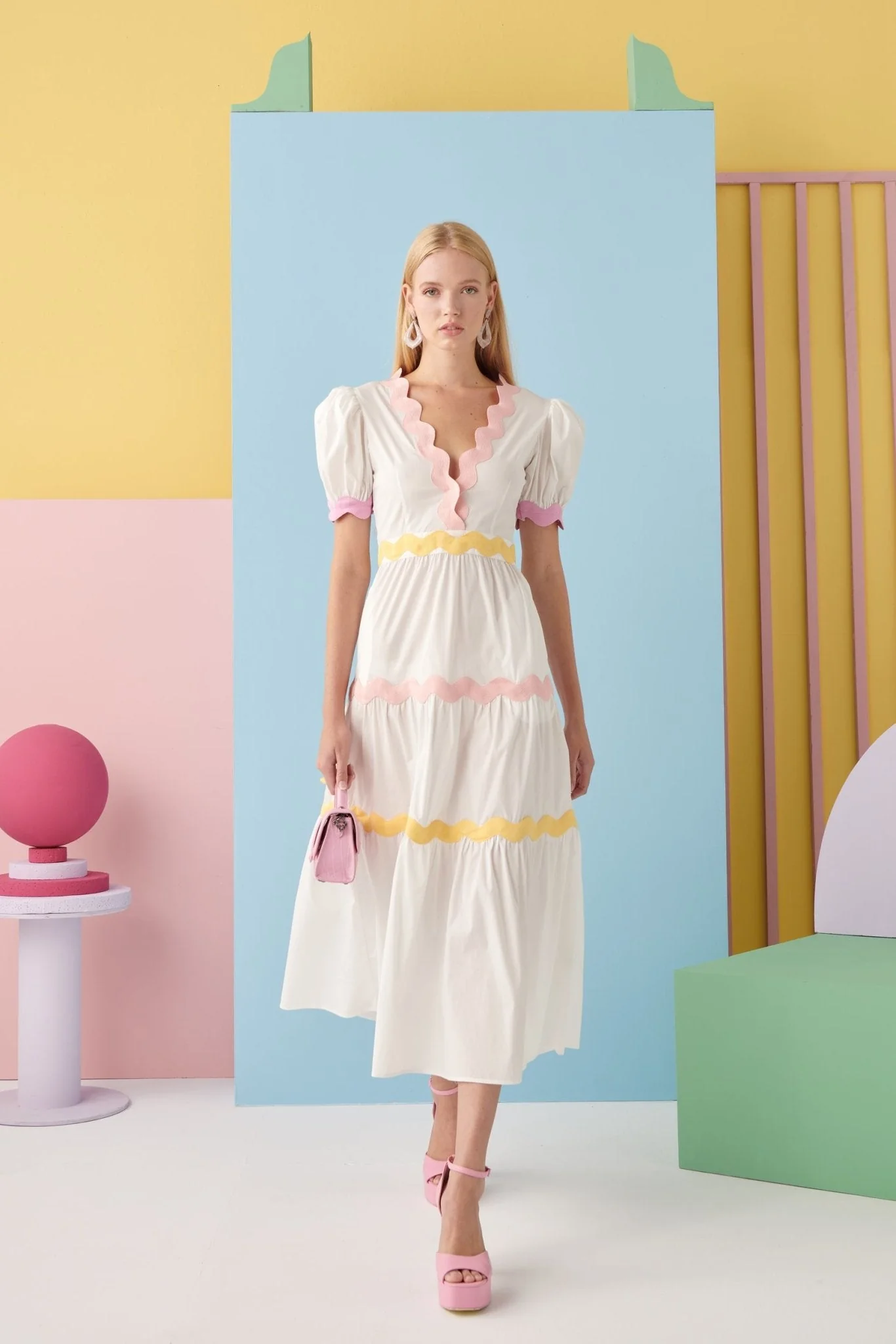 AQUA DRESS WHITE - Image 2