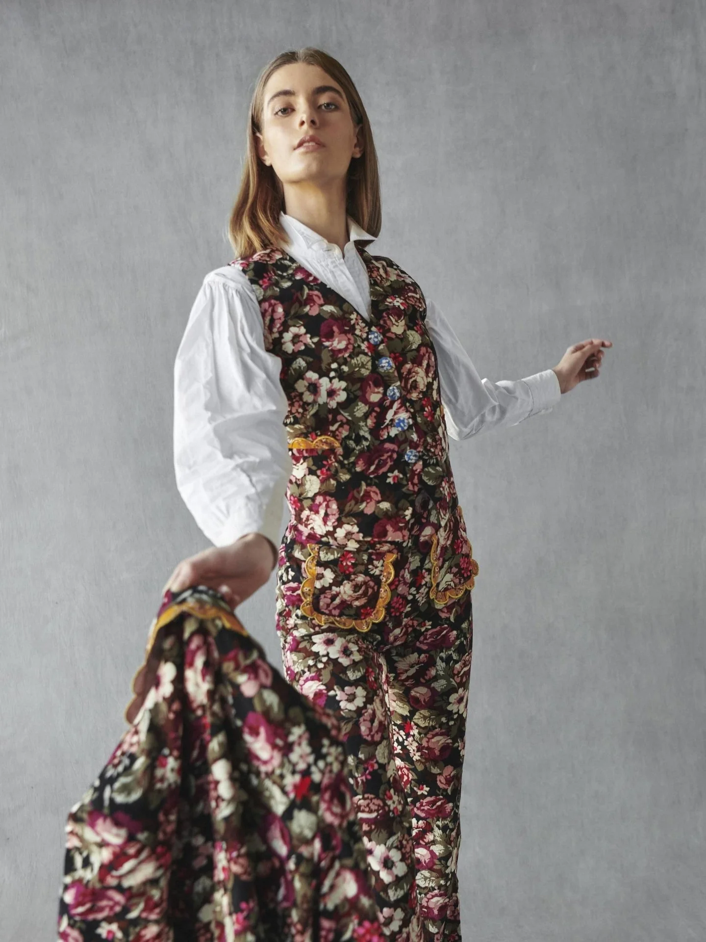Balzac Waistcoat Purple - Image 6