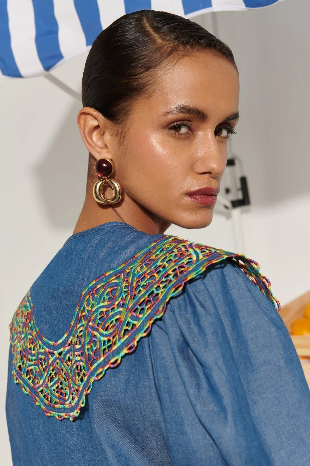 Begoña Top Blue - Image 10