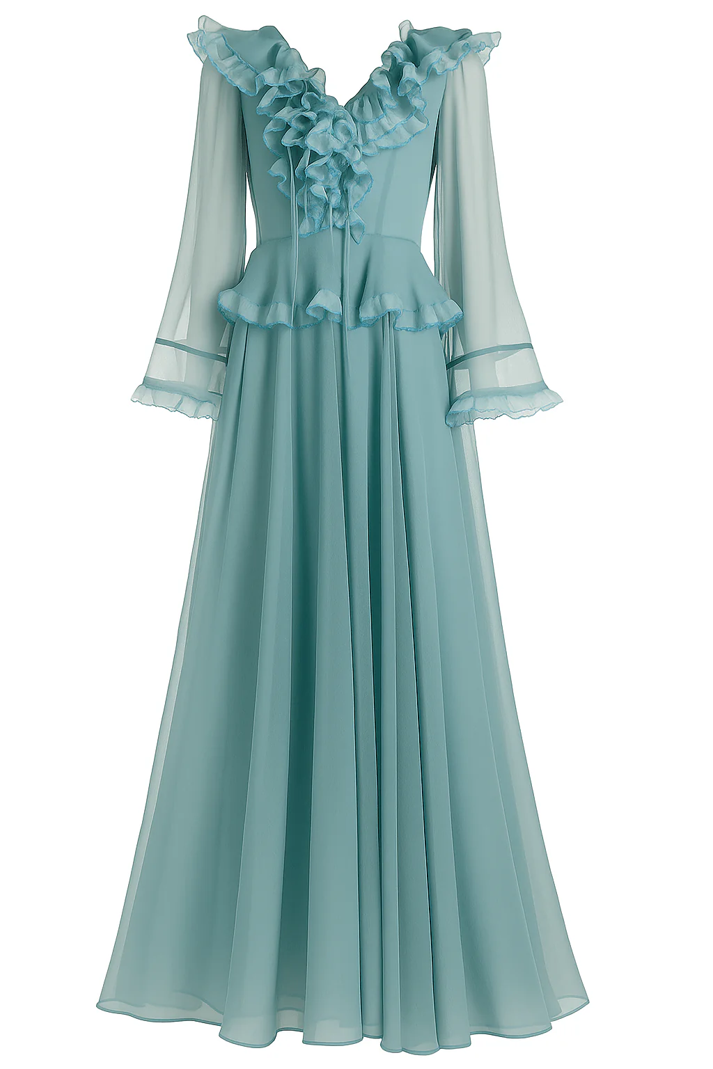 Bliss Dress Blue - Image 2
