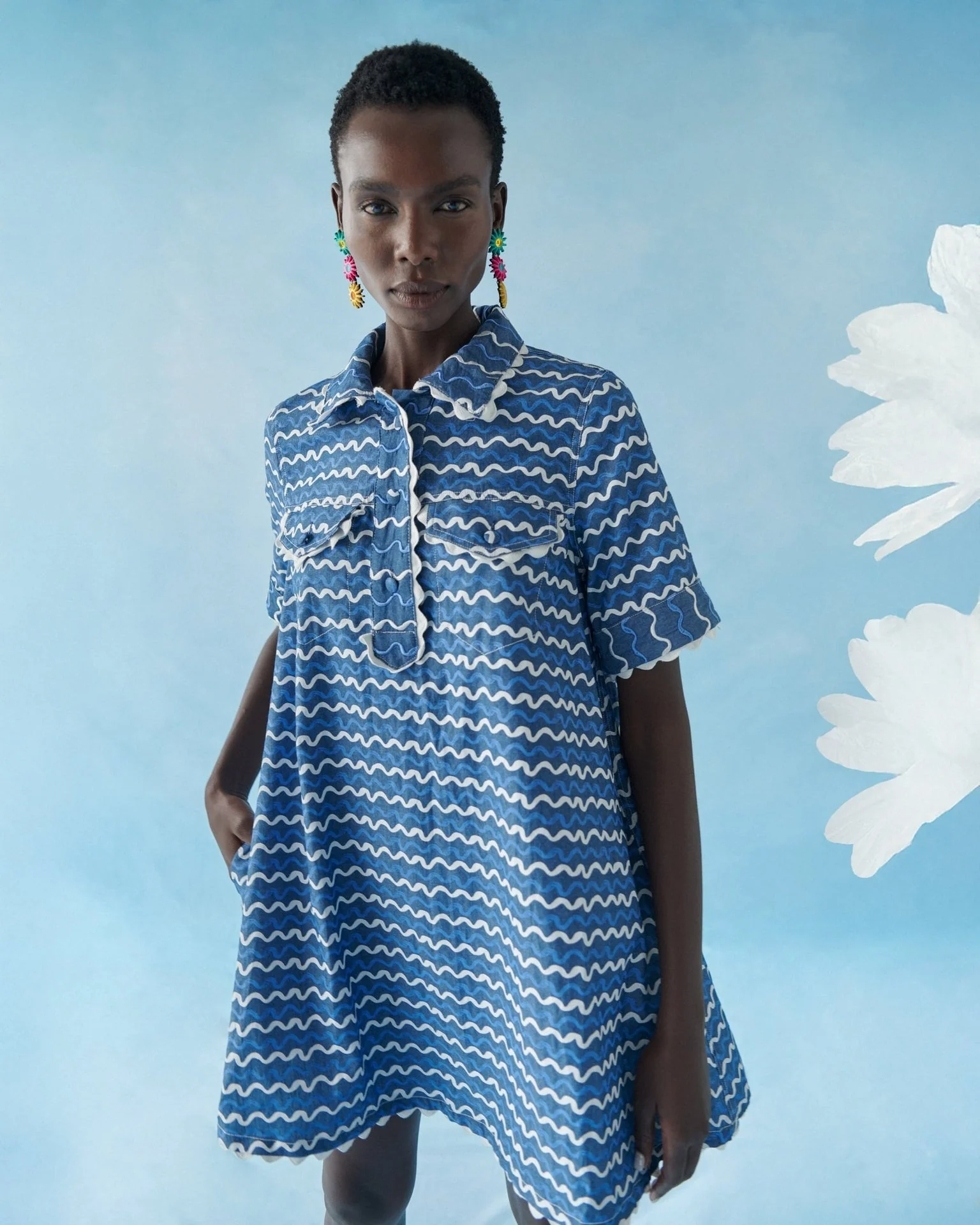 Blueberry Wave Dress - Image 2
