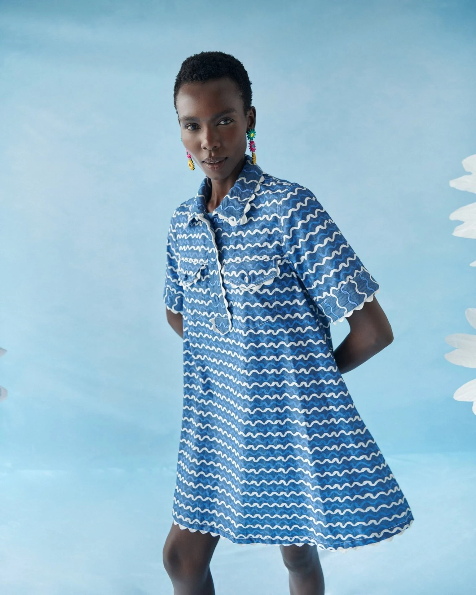 Blueberry Wave Dress - Image 3