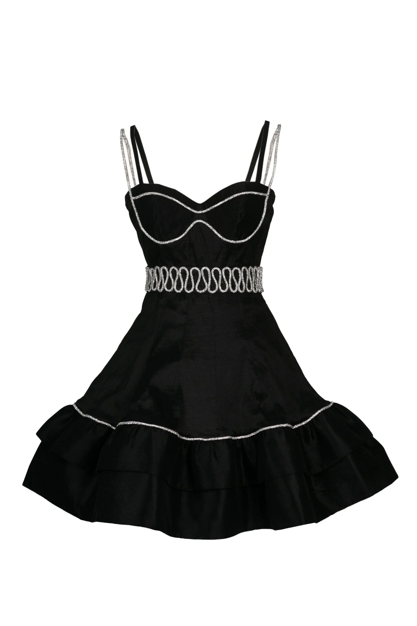 Blumen Dress Black