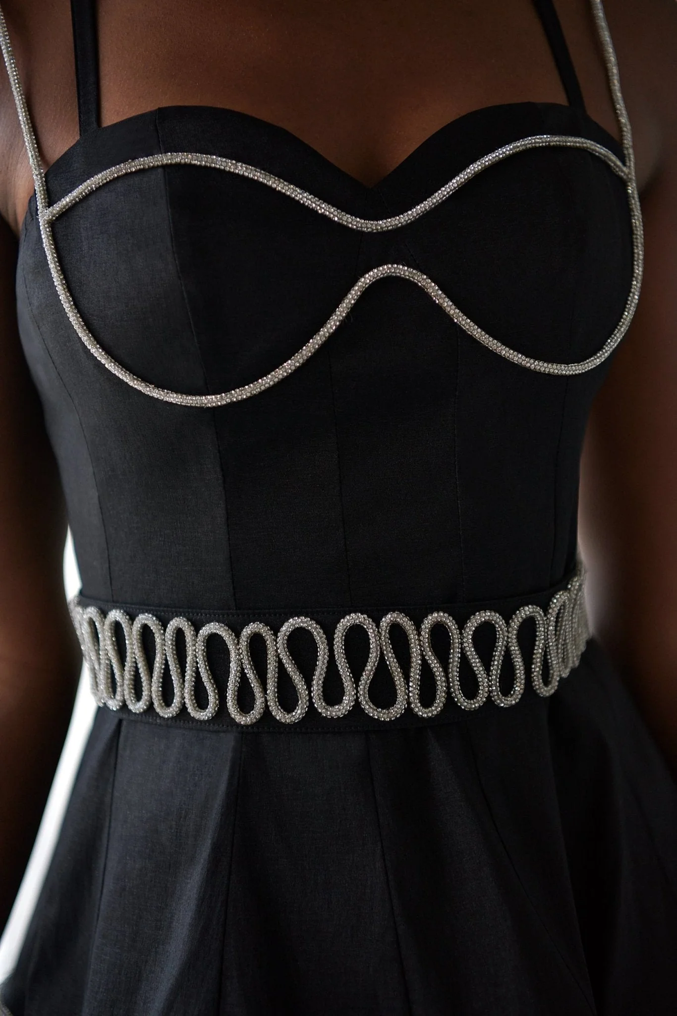 Blumen Dress Black - Image 9