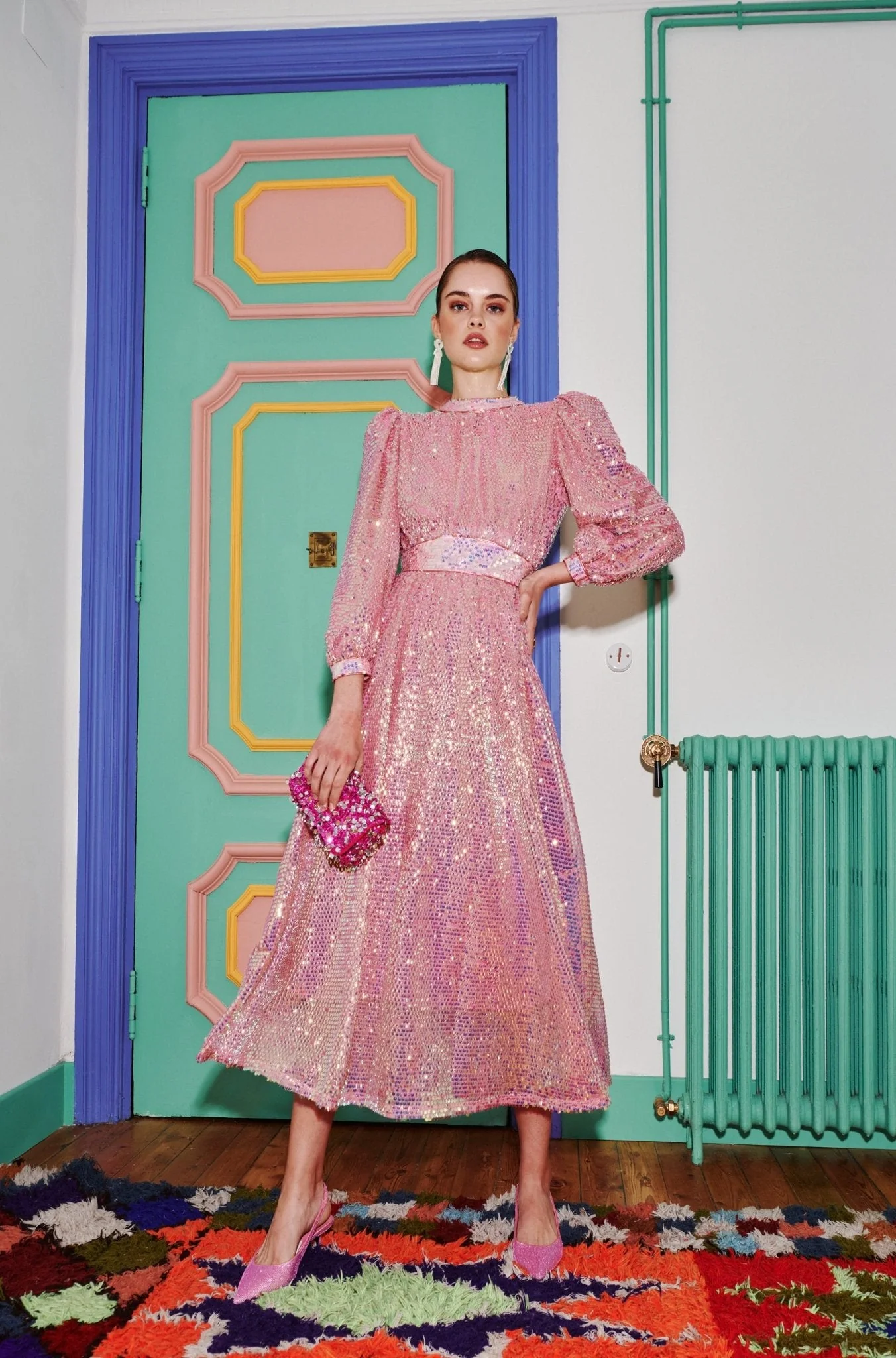Bunzi Dress Pink - Image 3