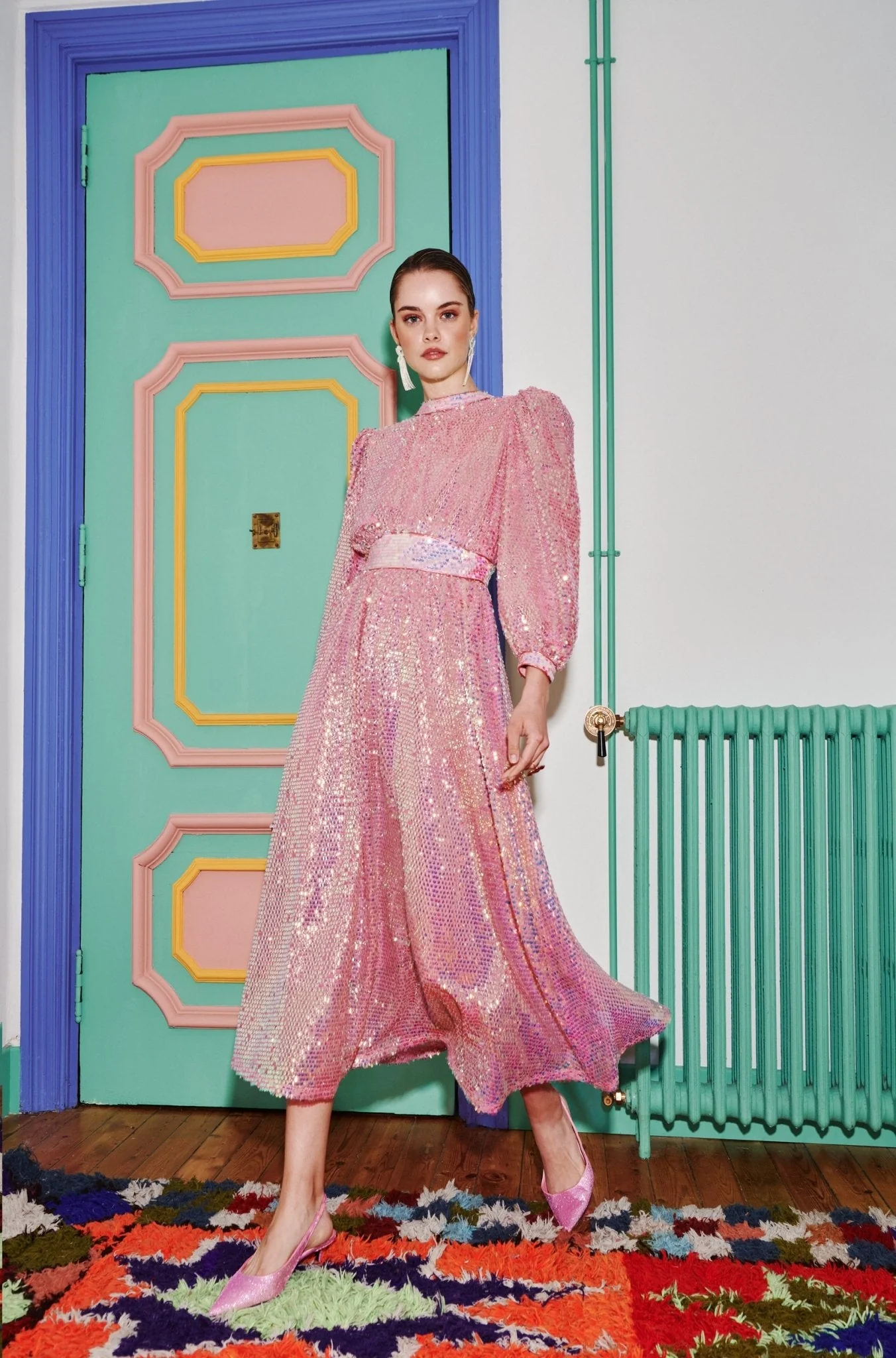 Bunzi Dress Pink - Image 4