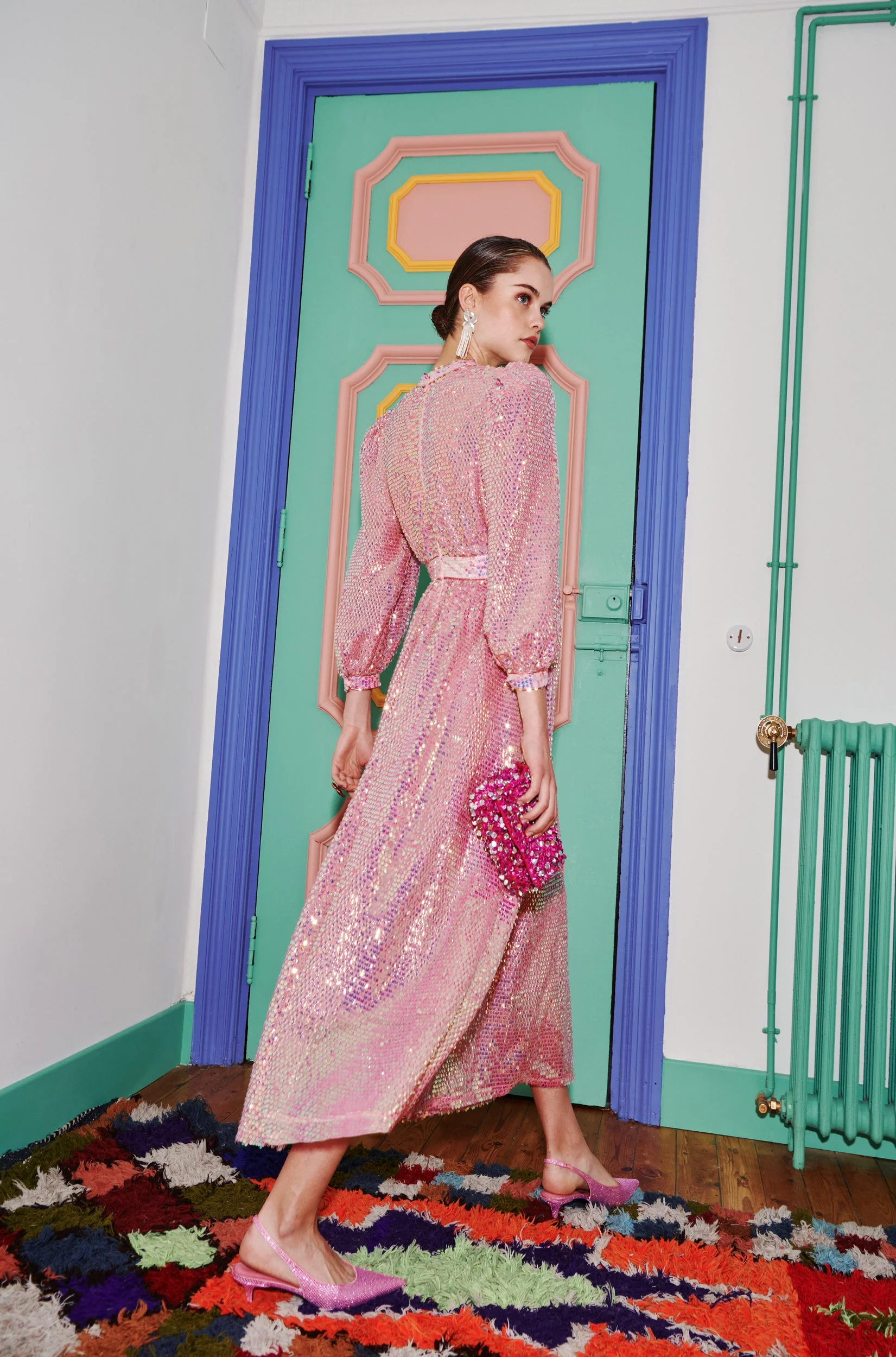Bunzi Dress Pink - Image 5