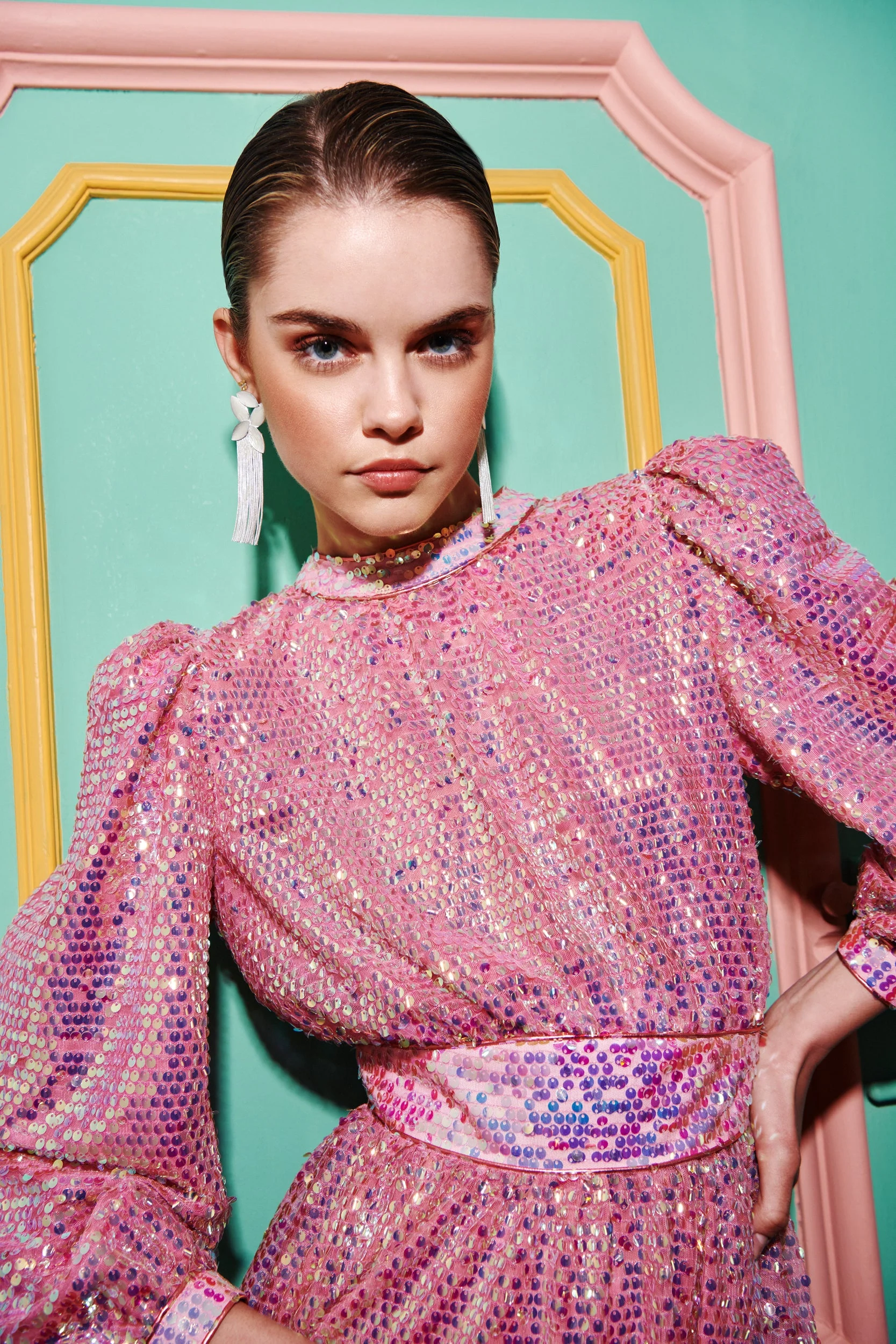 Bunzi Dress Pink - Image 6