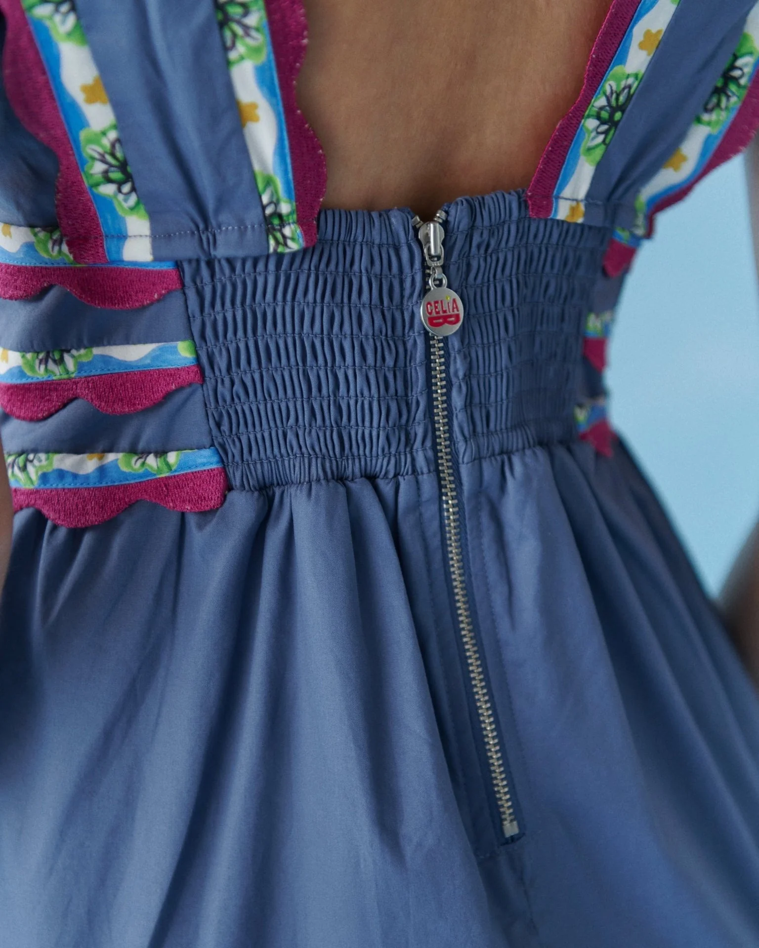 Chelili Dress Blue - Image 6