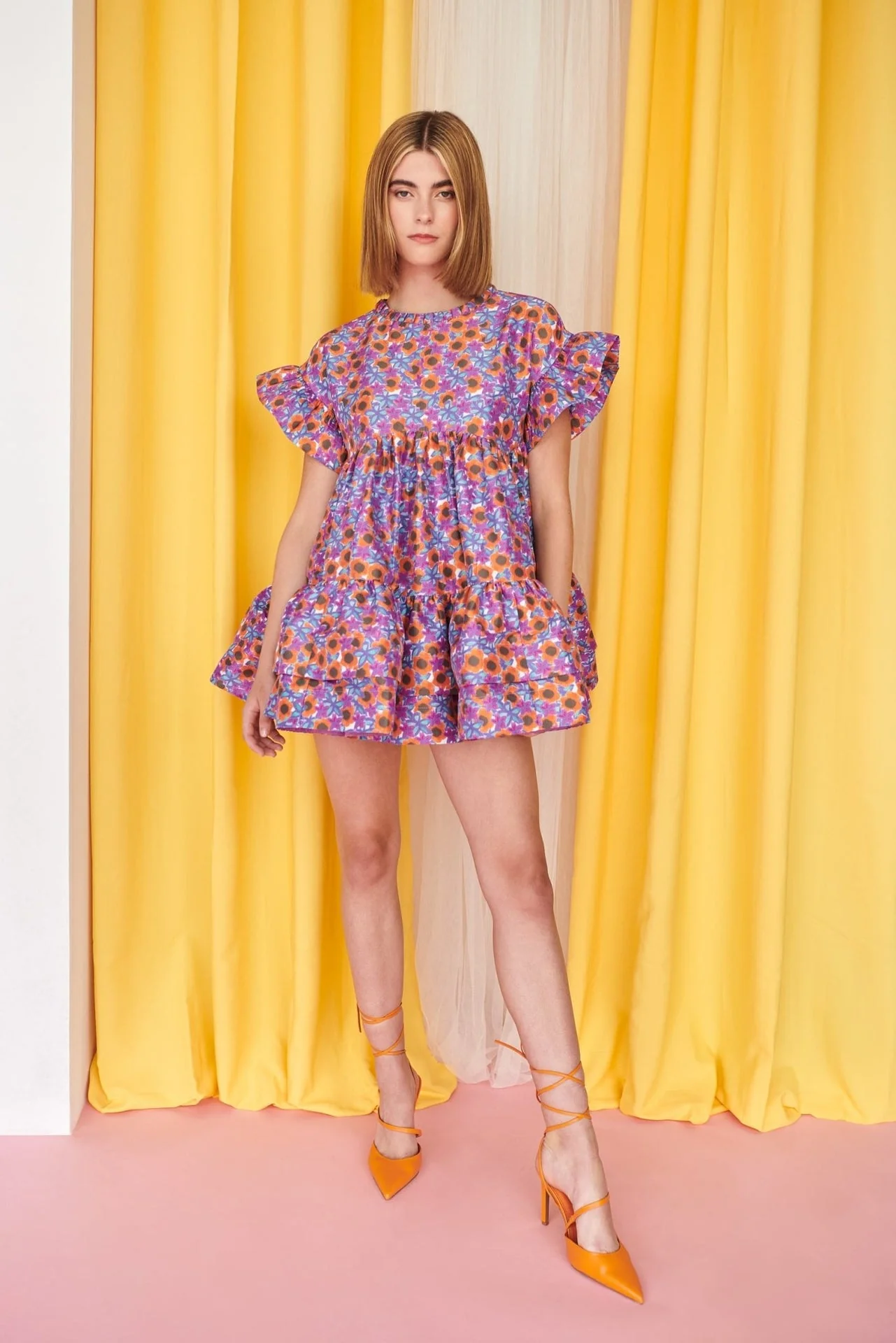 Coral Dress Purple - Image 3