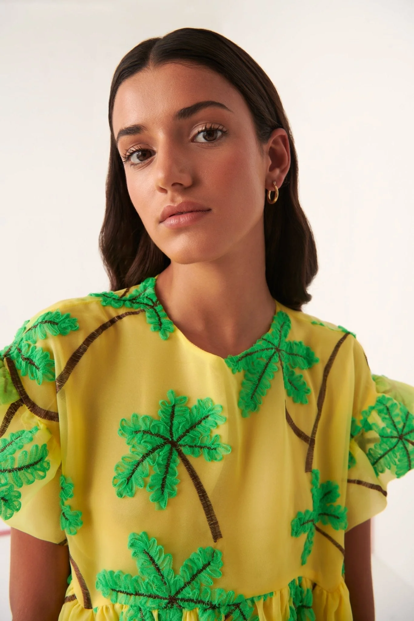 Coral Palm Dress - Image 7