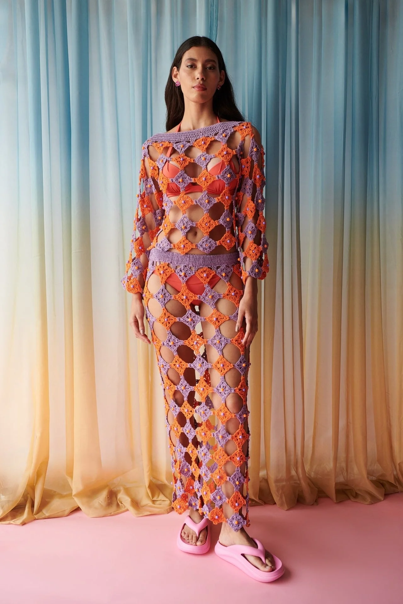 Dakhla Skirt Orange - Image 3