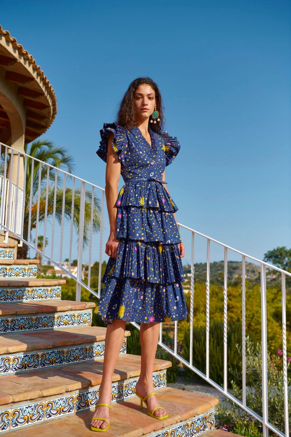 DELFINA DRESS BLUE
