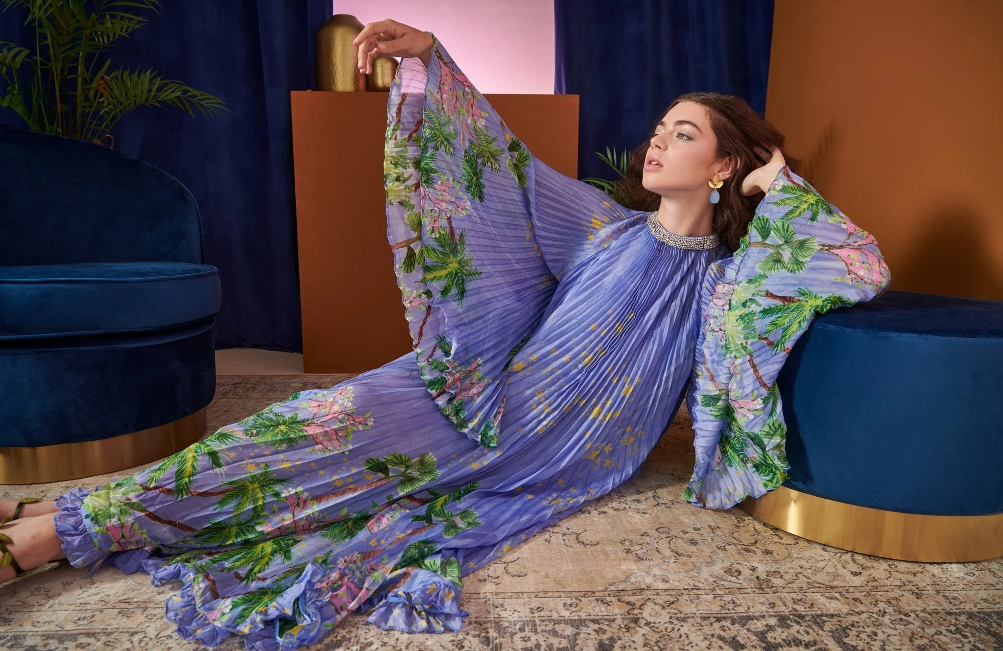 Earth Dress Blue - Image 6