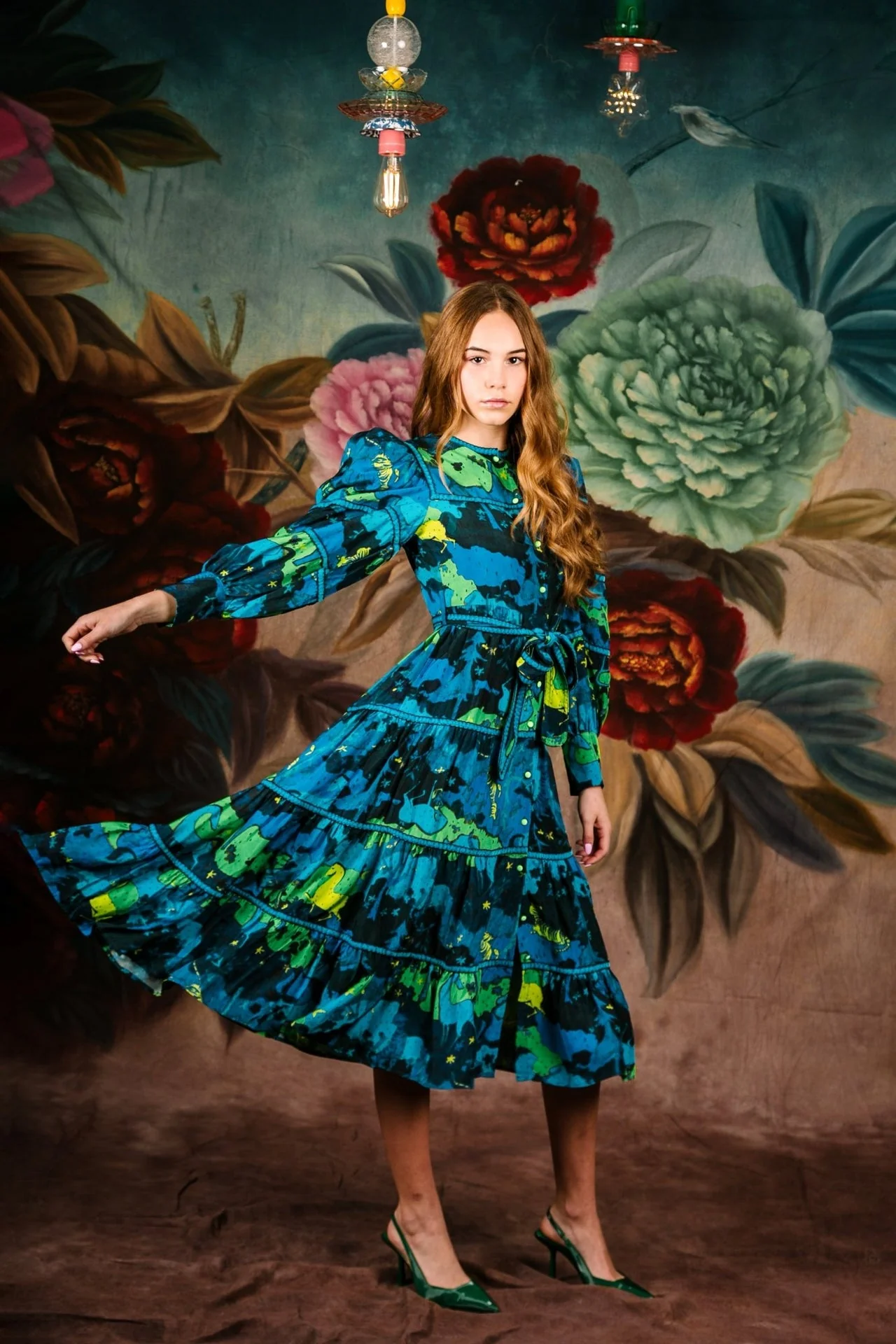 Hasu Dress Blue - Image 2