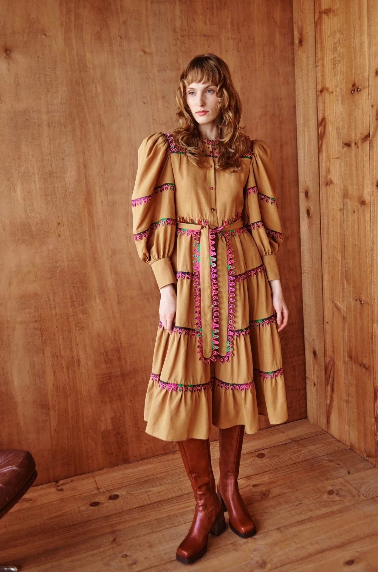 Hasu Dress Sand - Image 3