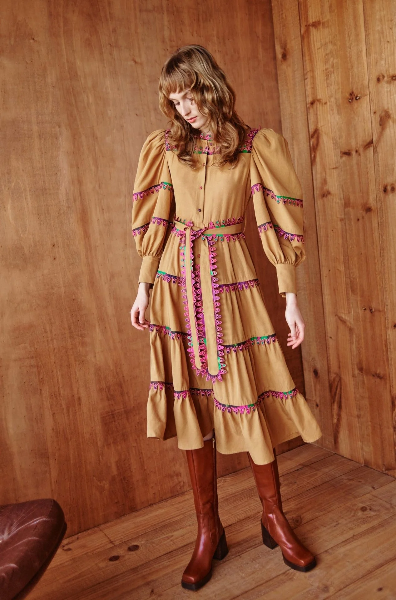 Hasu Dress Sand - Image 4