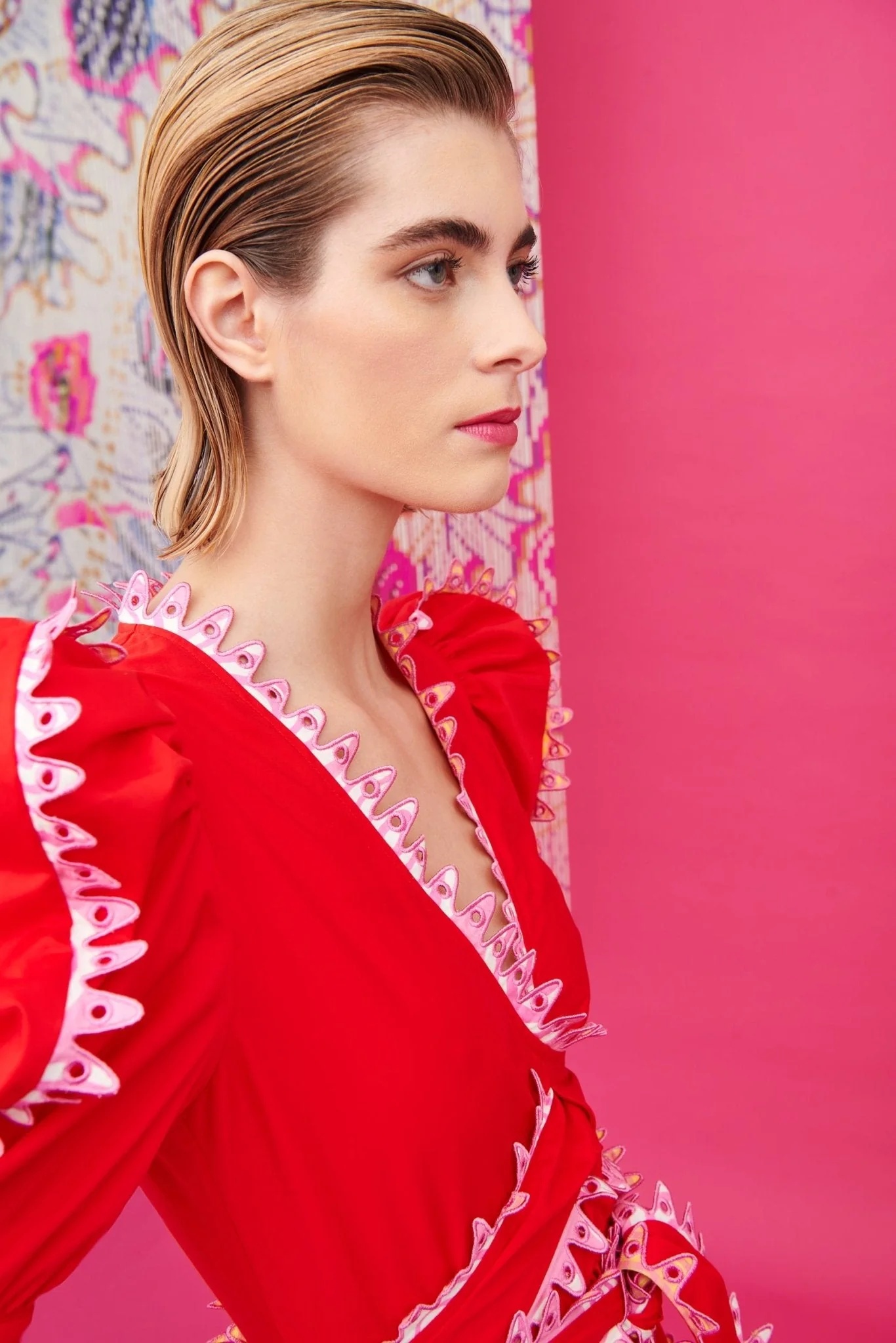 HAYLEY DRESS RED - Image 8