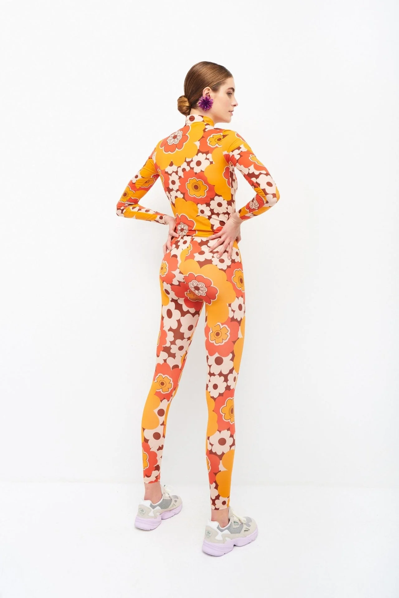 IDRA TURTLE NECK TOP - ORANGE - Image 3