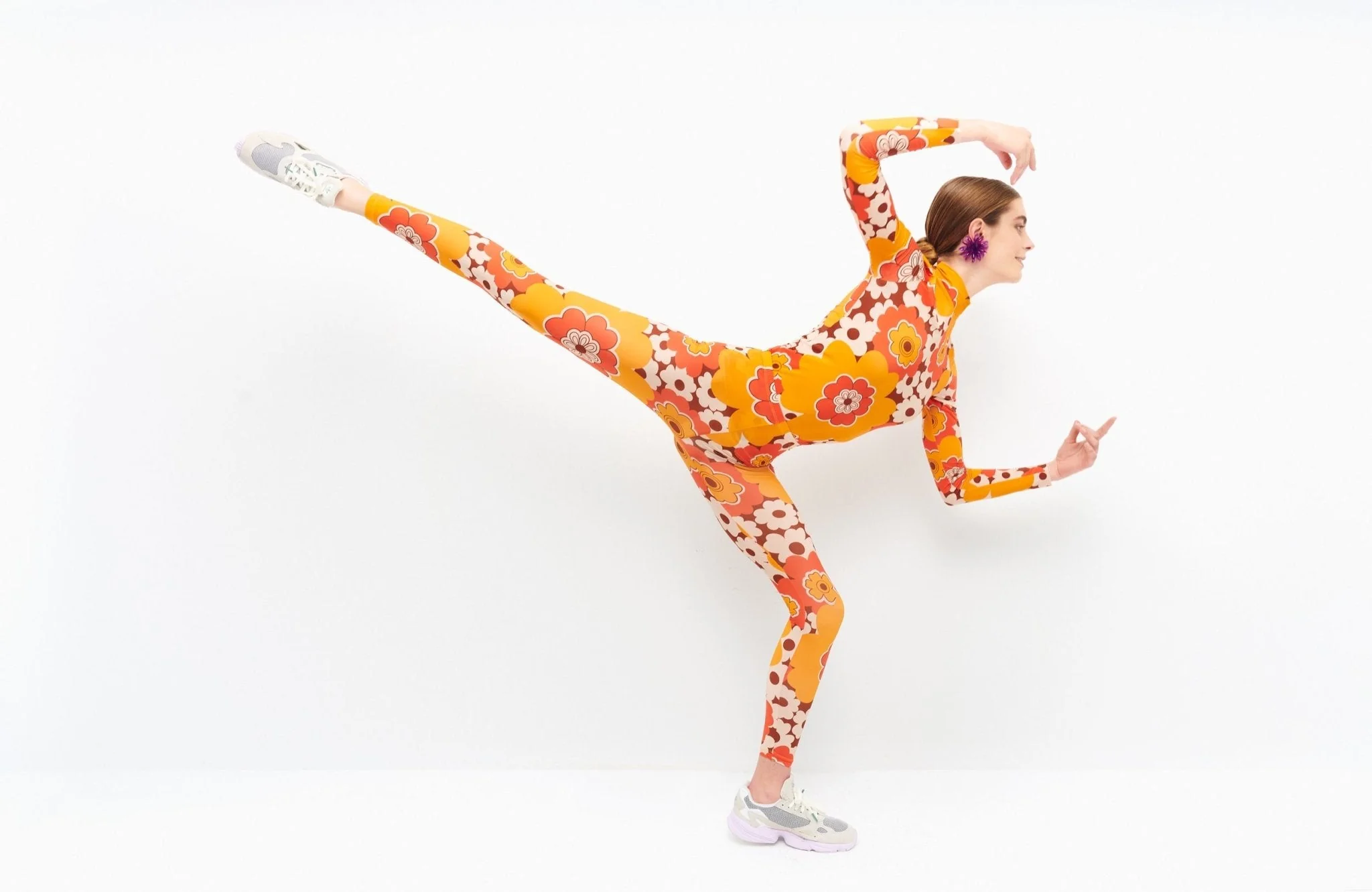 IDRA TURTLE NECK TOP - ORANGE - Image 4