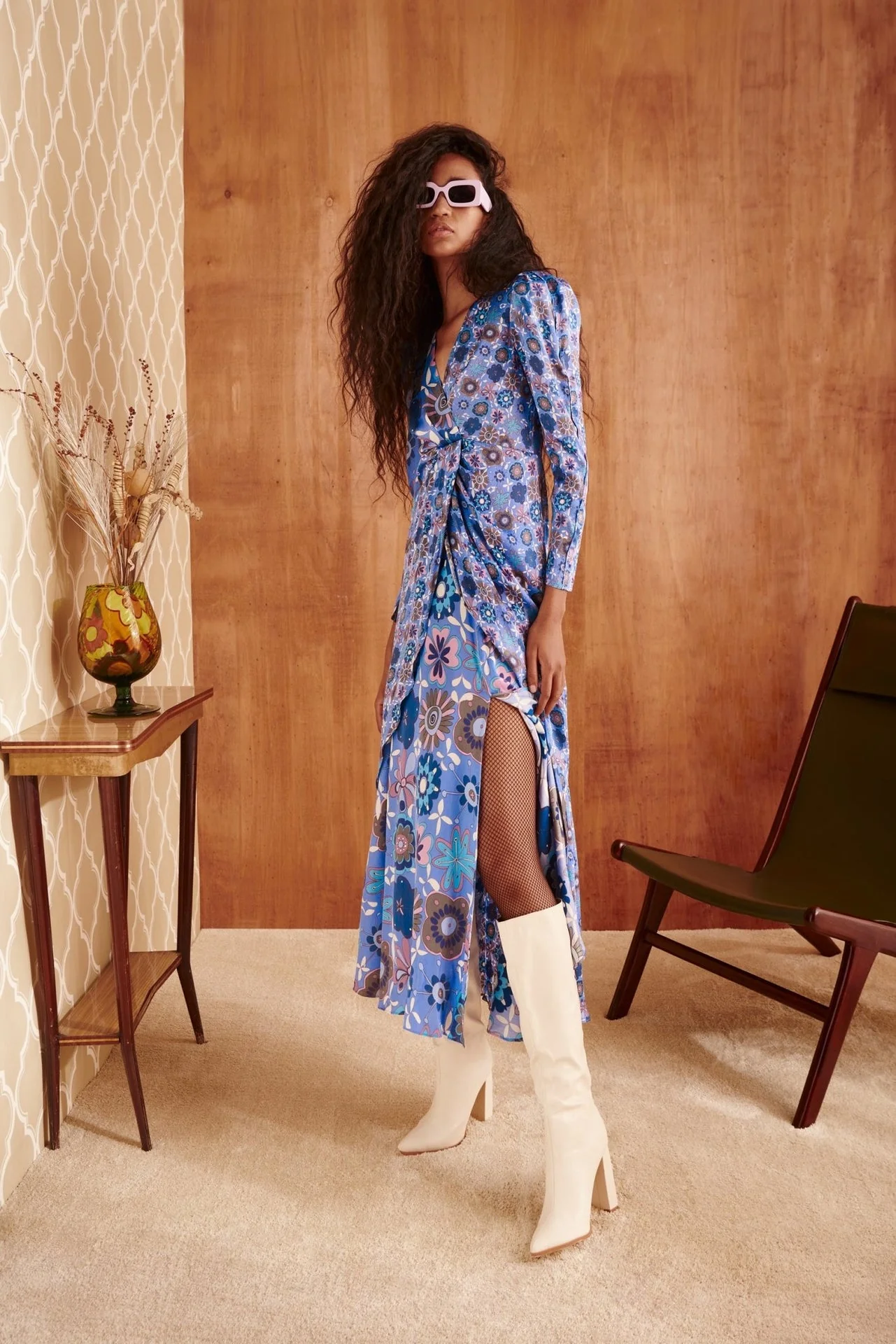 KAZBEK DRESS BLUE - Image 2
