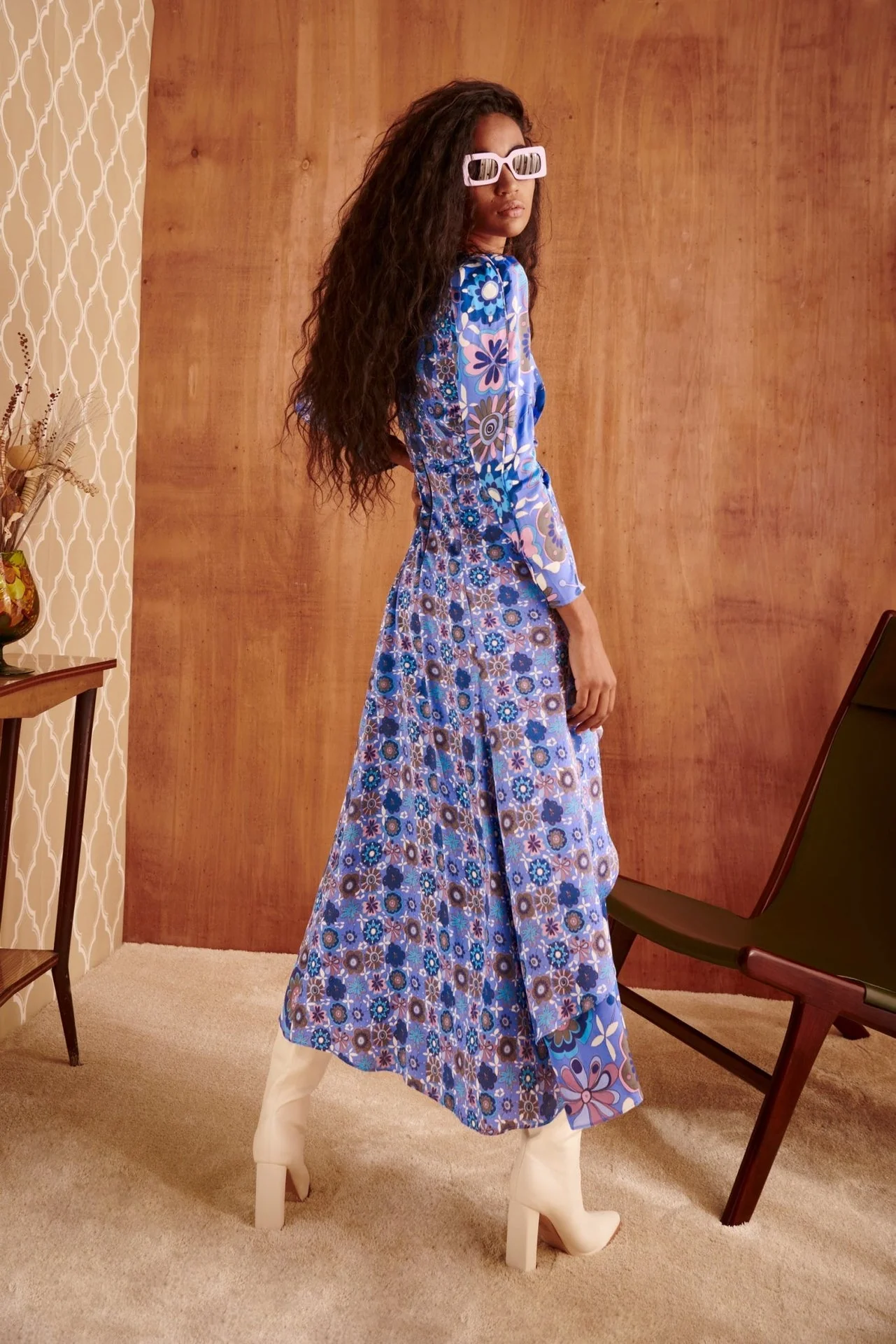KAZBEK DRESS BLUE - Image 6