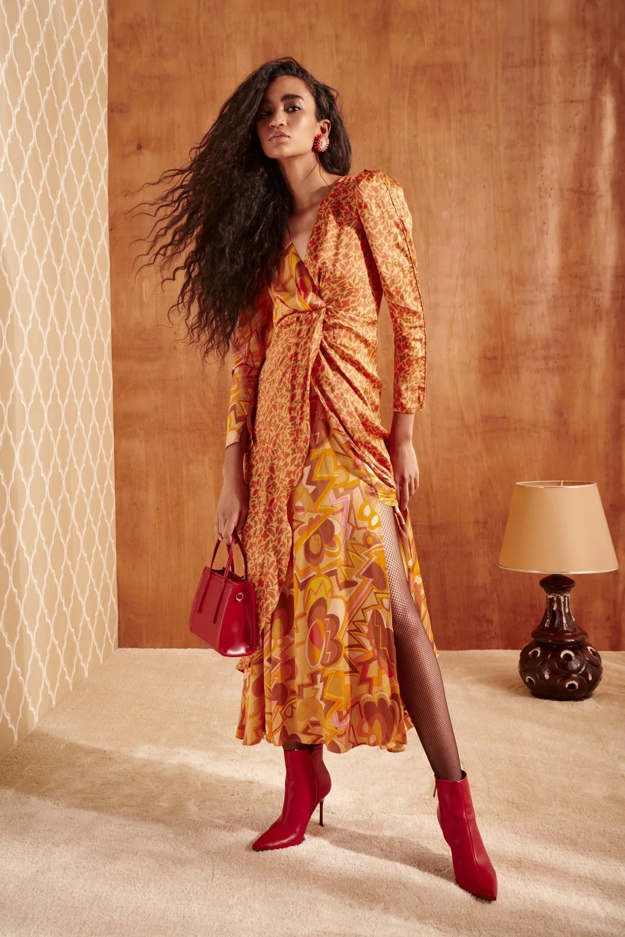 KAZBEK DRESS ORANGE - Image 2