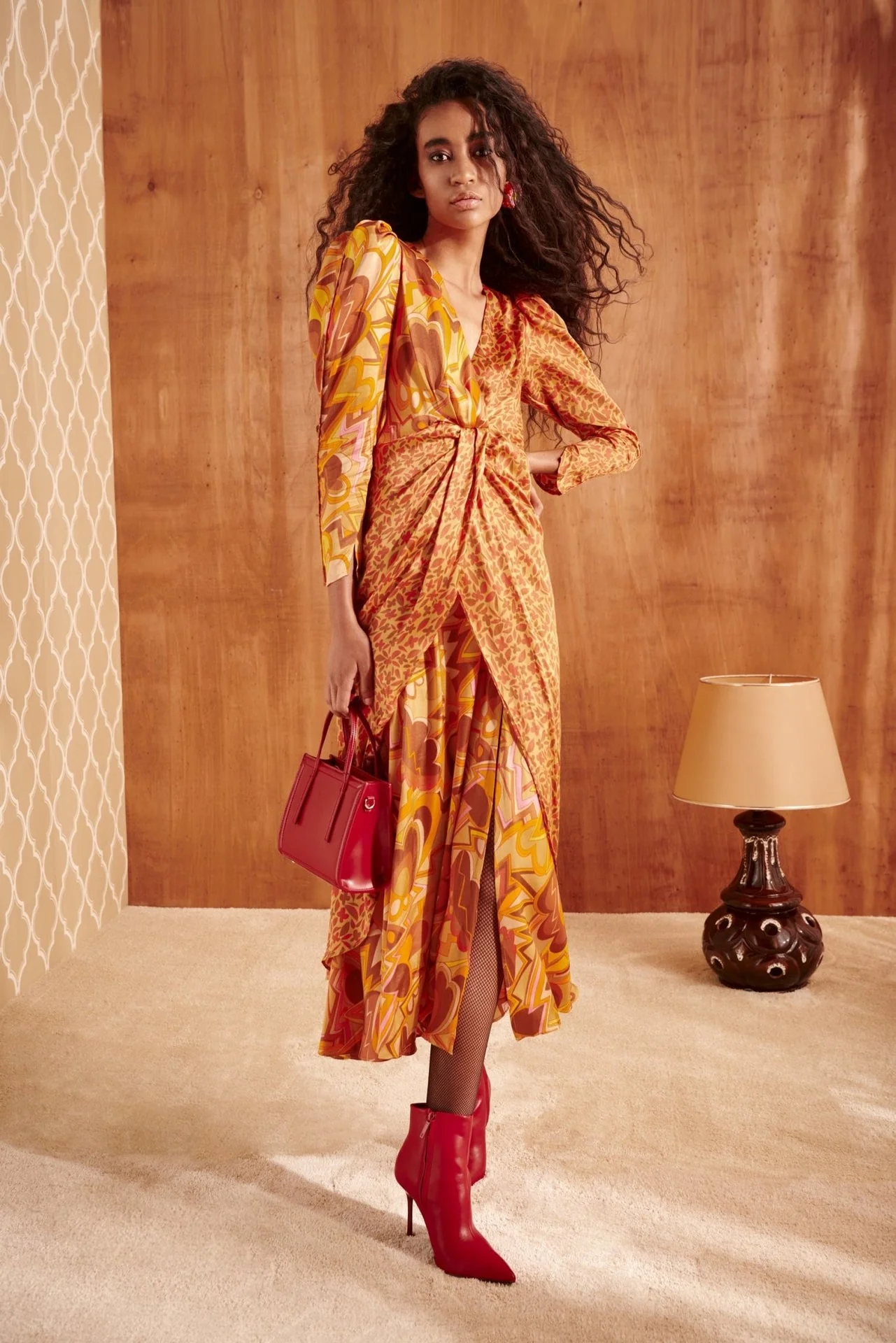 KAZBEK DRESS ORANGE - Image 3