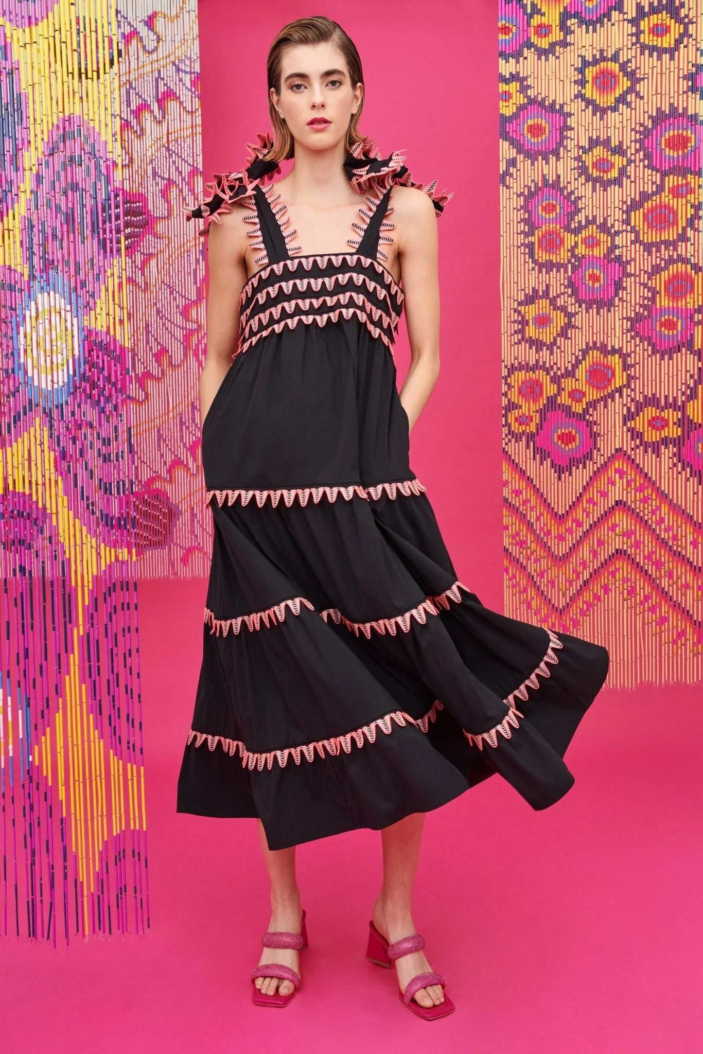 KELLY DRESS BLACK - Image 3