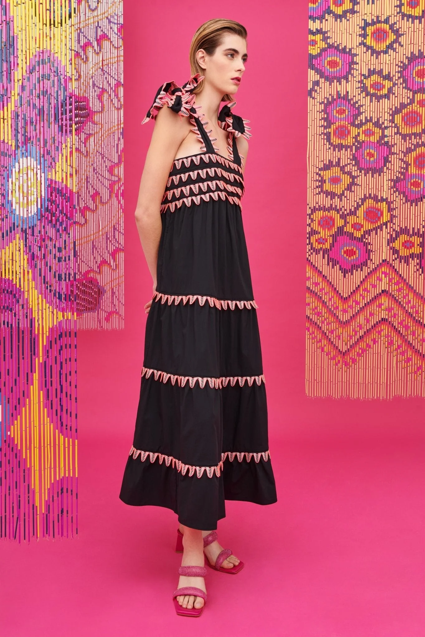 KELLY DRESS BLACK - Image 5