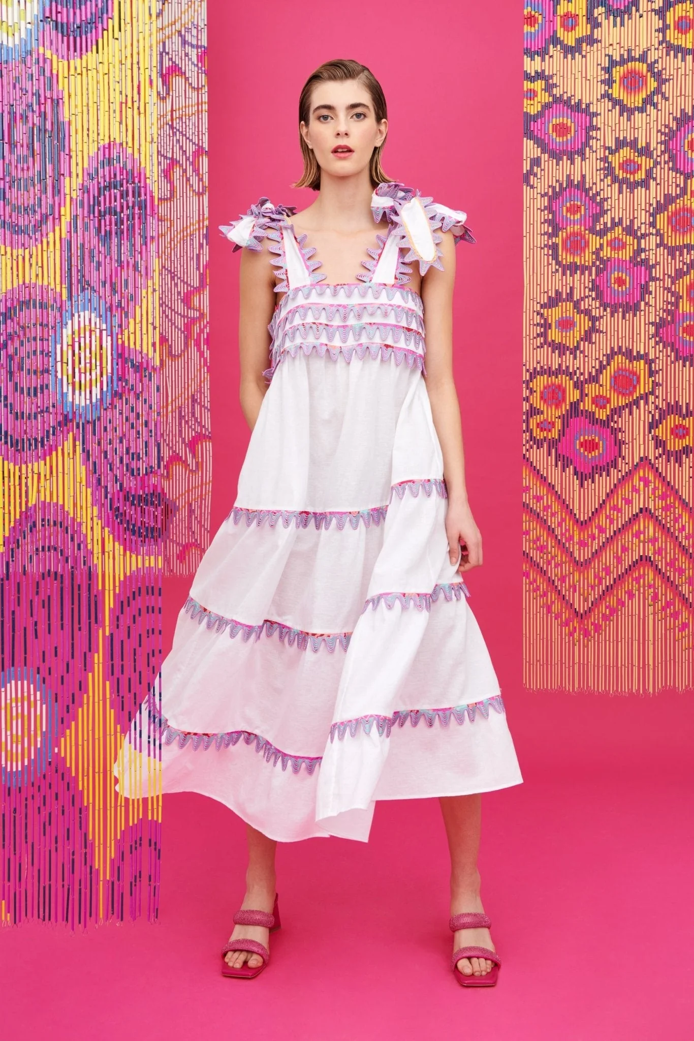 KELLY DRESS WHITE - Image 3