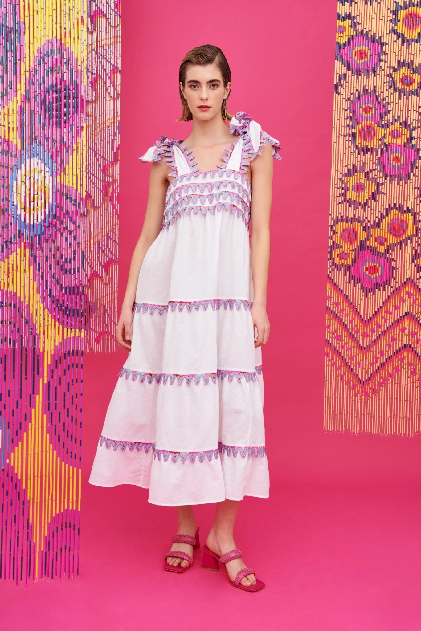 KELLY DRESS WHITE - Image 4