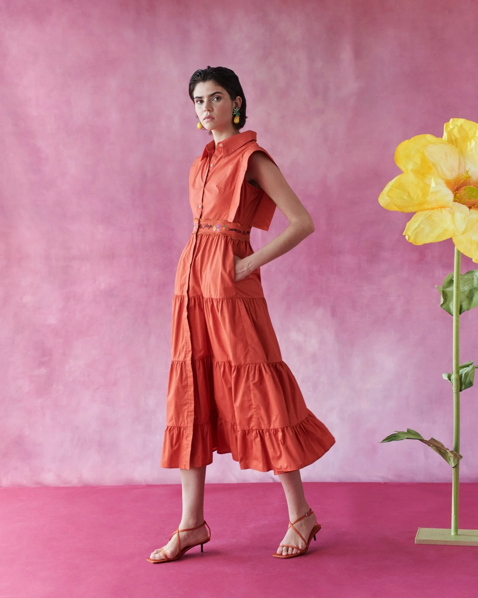 Lucero Dress Orange