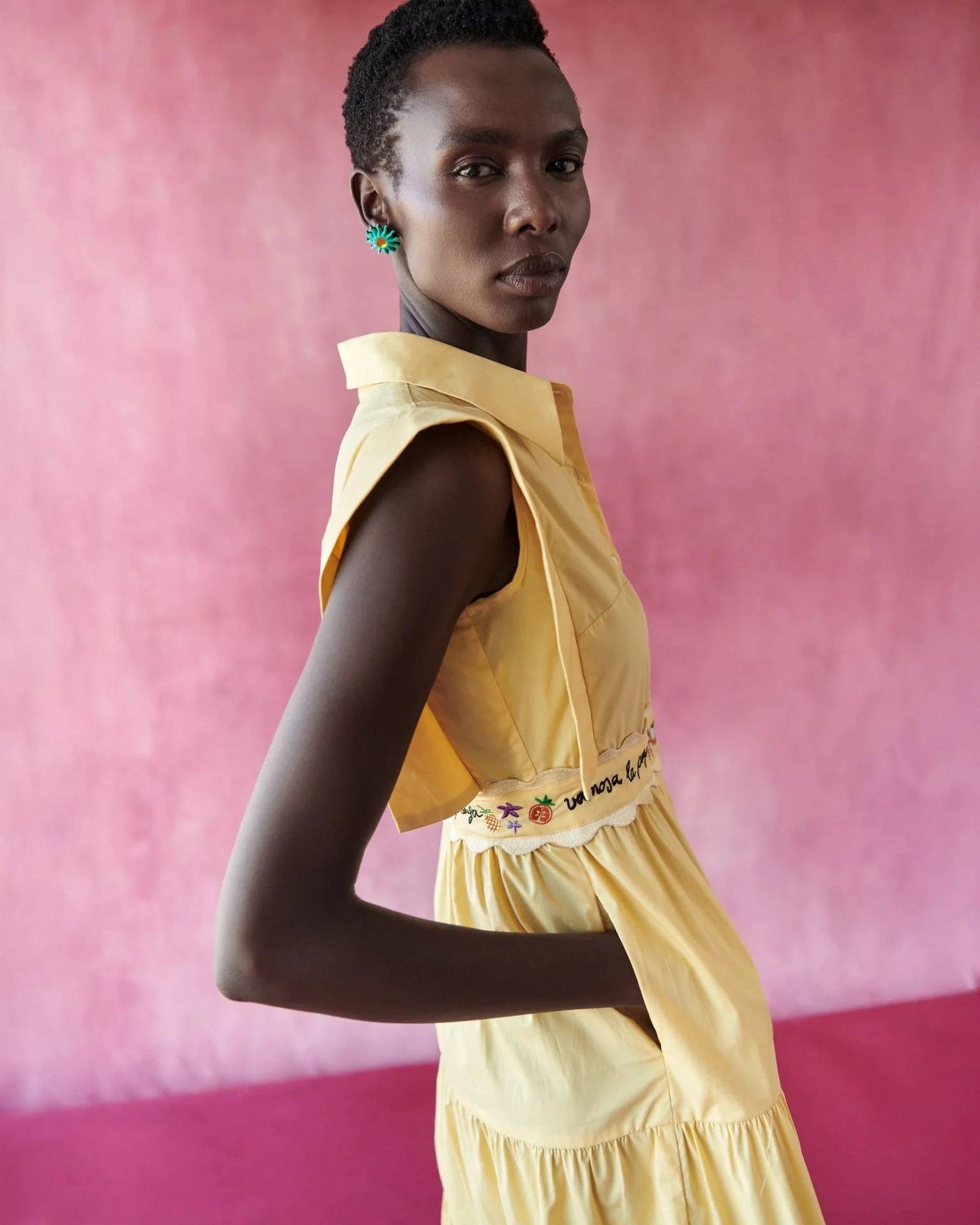 Lucero Dress Yellow - Image 7