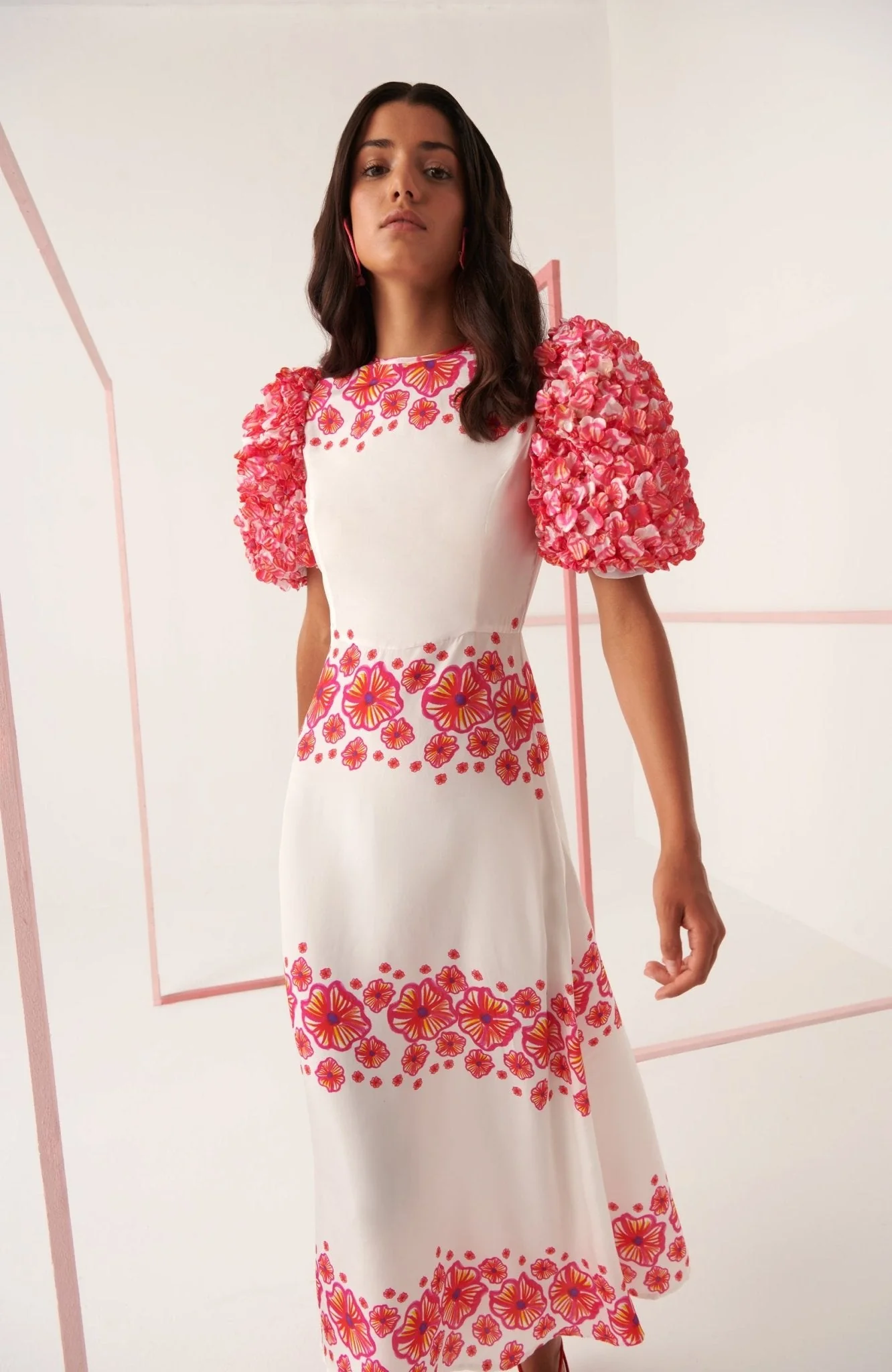 Natura Floral Dress - Image 6