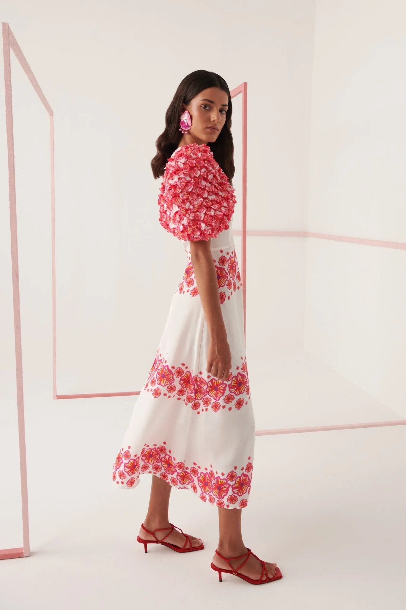 Natura Floral Dress - Image 7