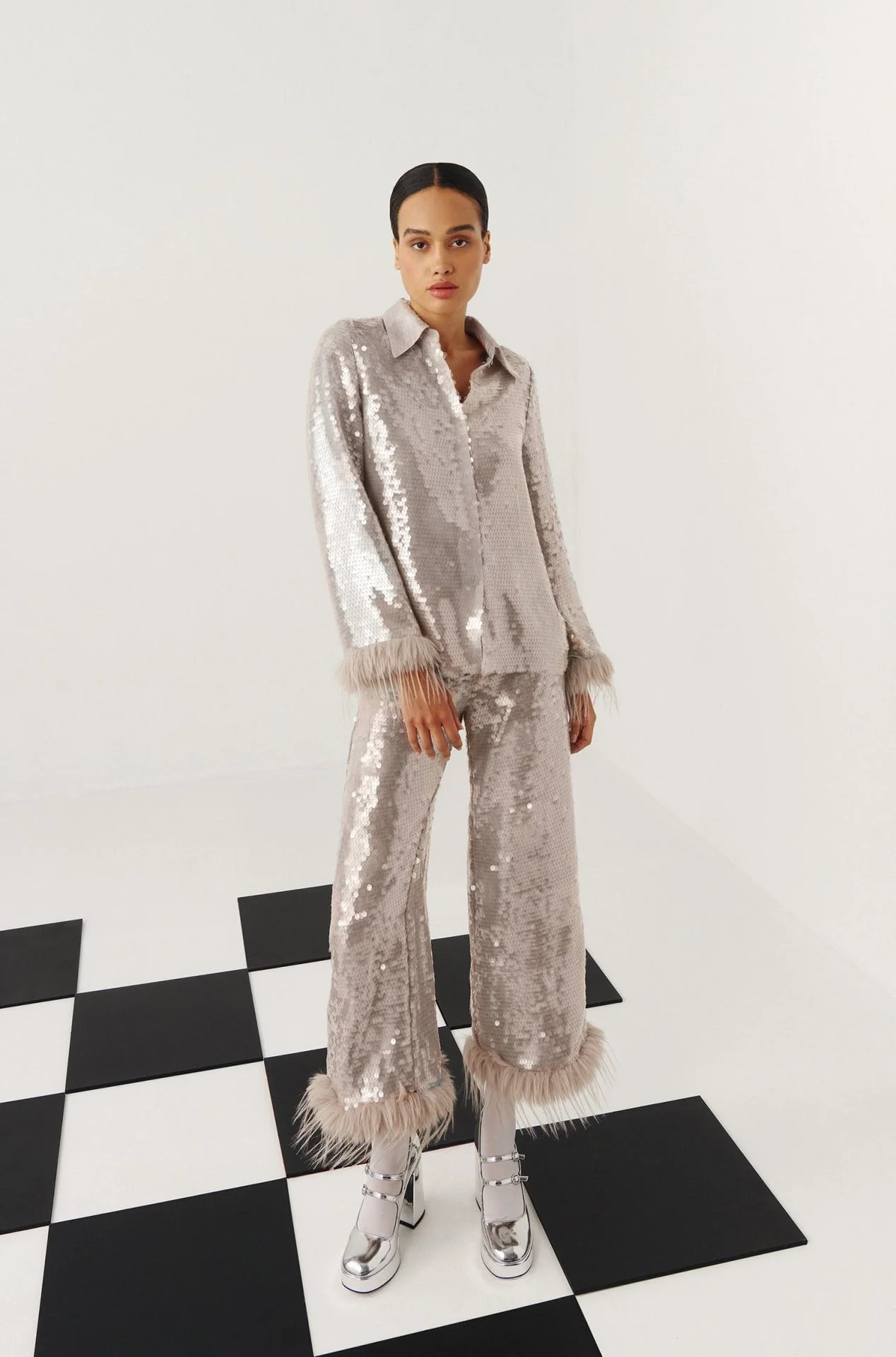 Oasis Pants-silver - Image 2