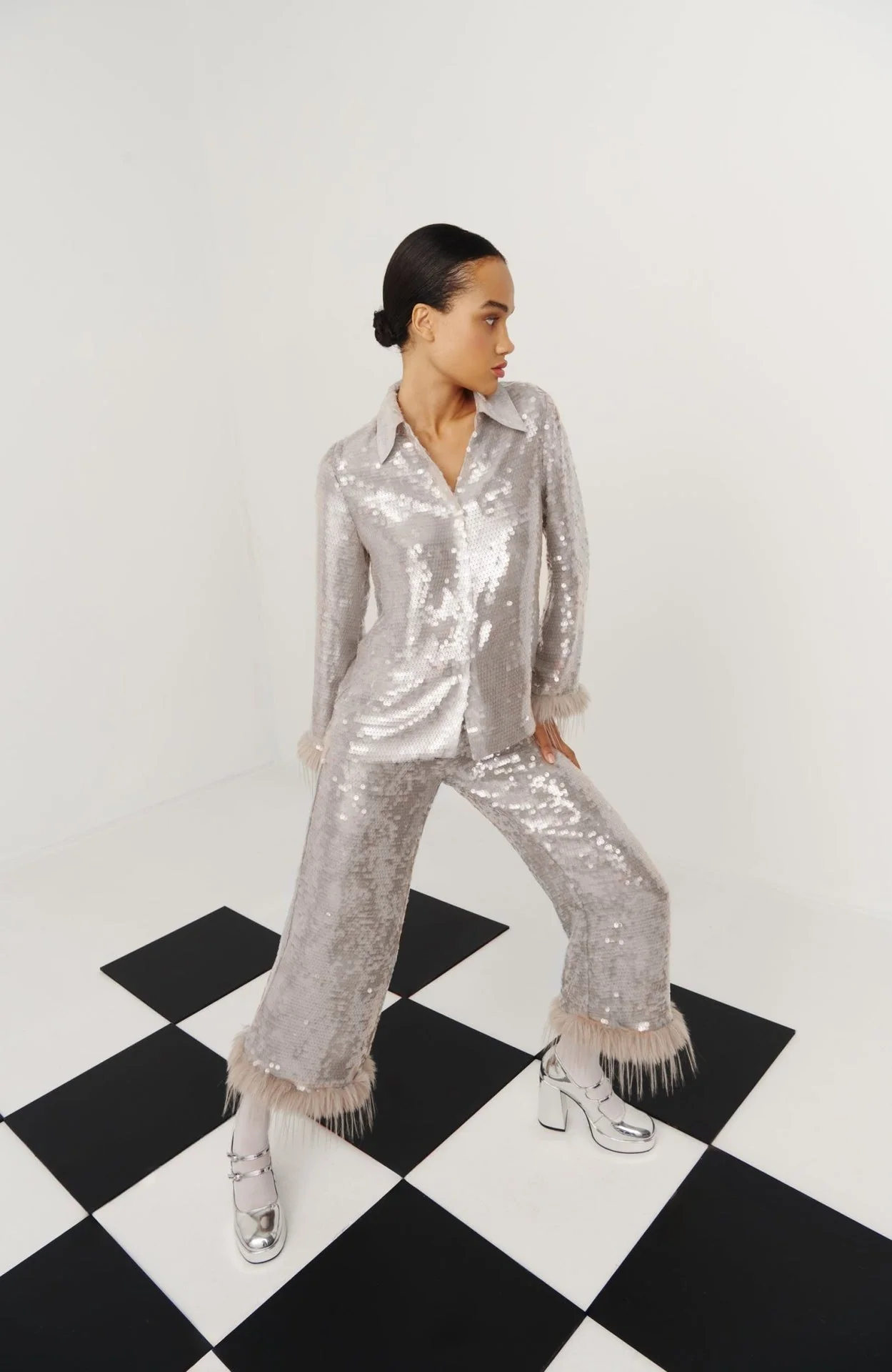 Oasis Pants-silver - Image 3