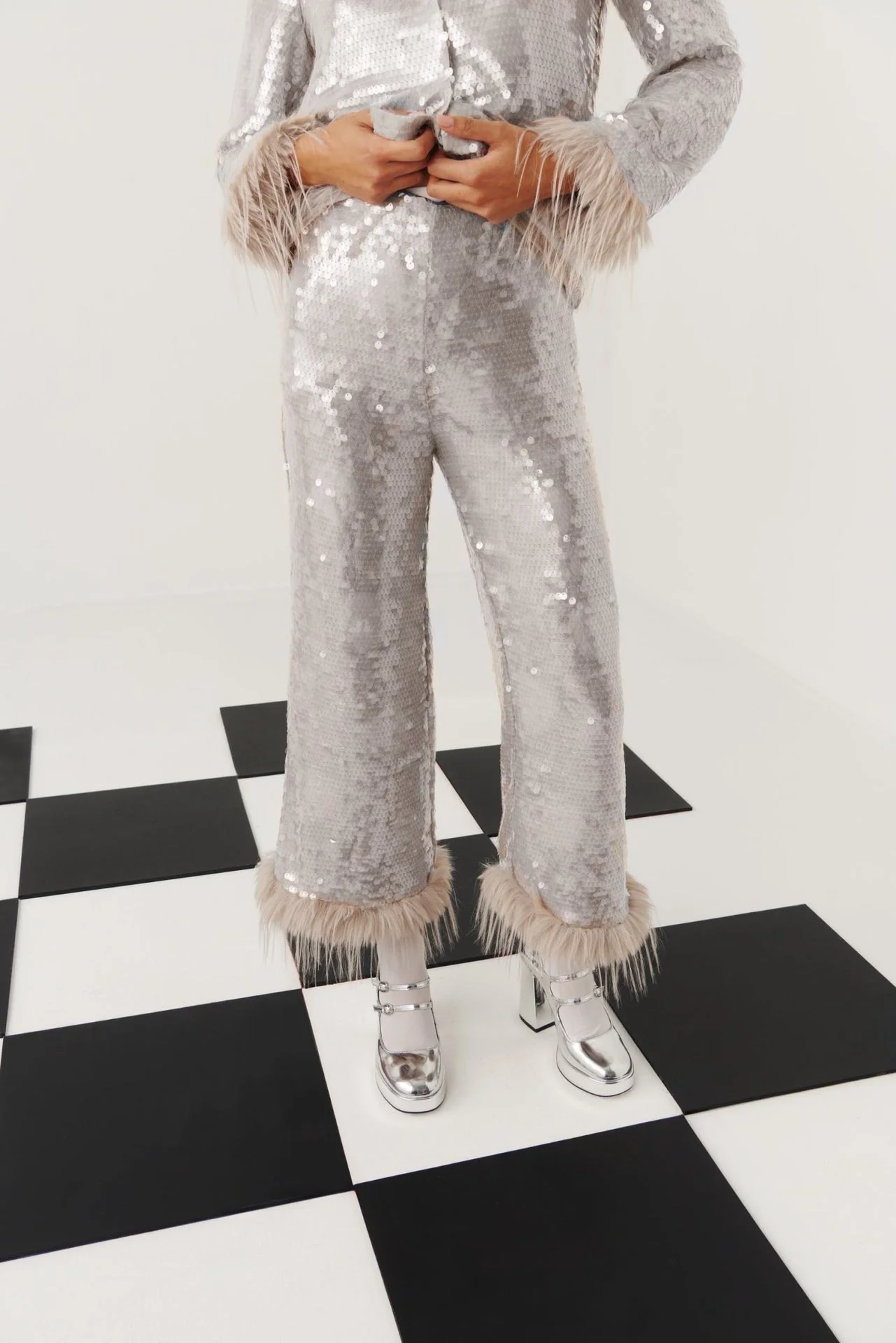 Oasis Pants-silver - Image 4
