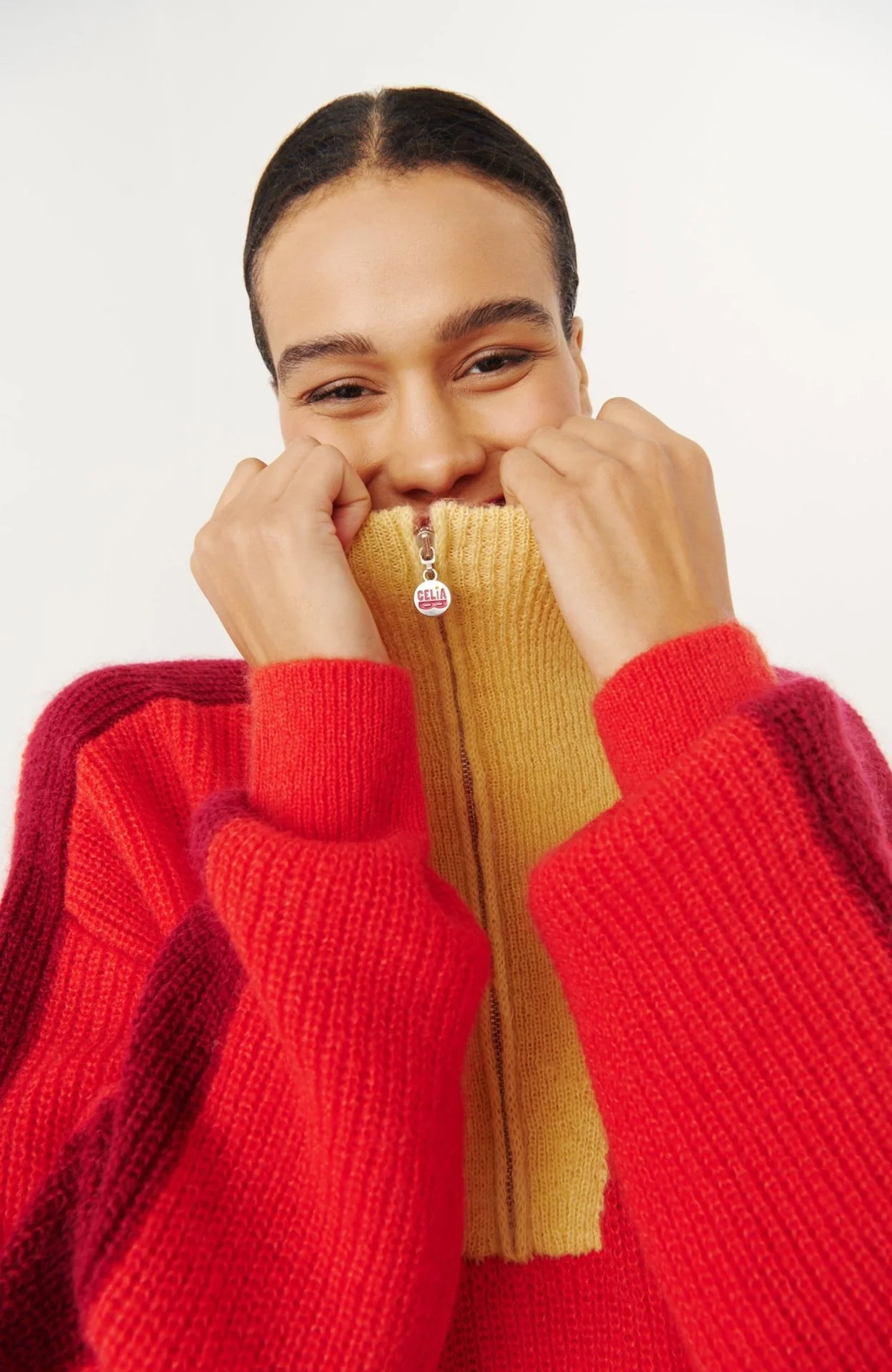 Peony sweater red - Image 6