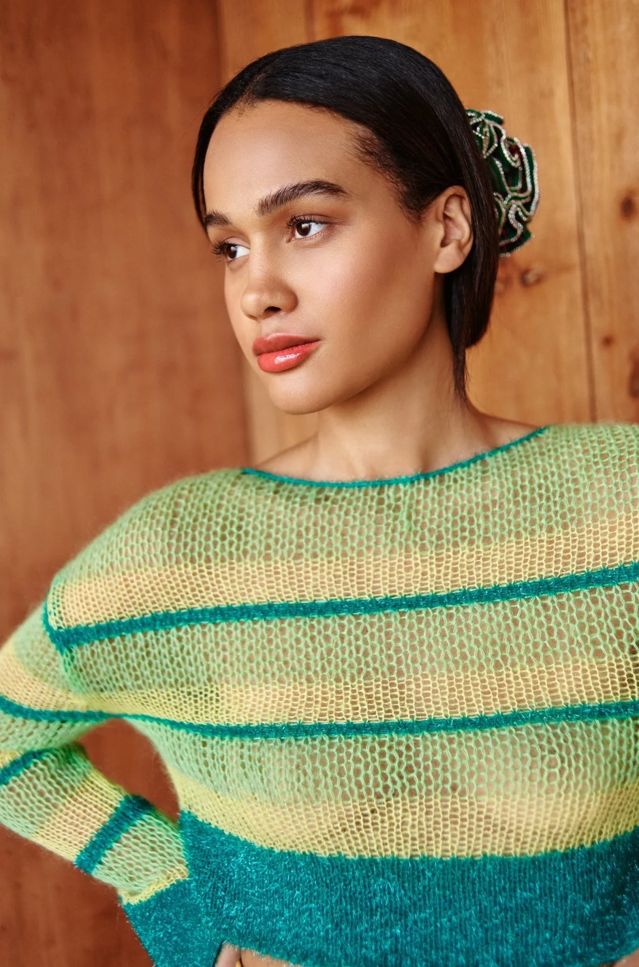 Poppy sweatter Green - Image 6