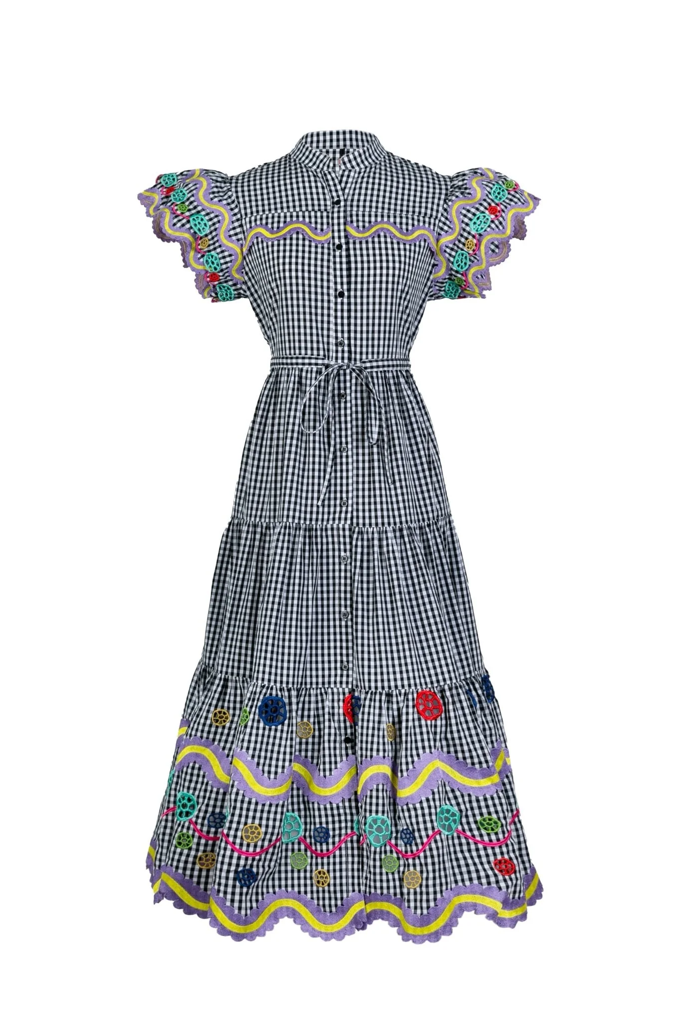 Reise Dress Vichy Black - Image 2