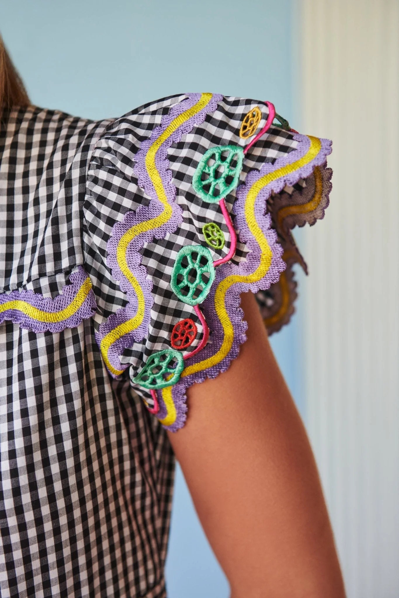 Reise Dress Vichy Black - Image 8