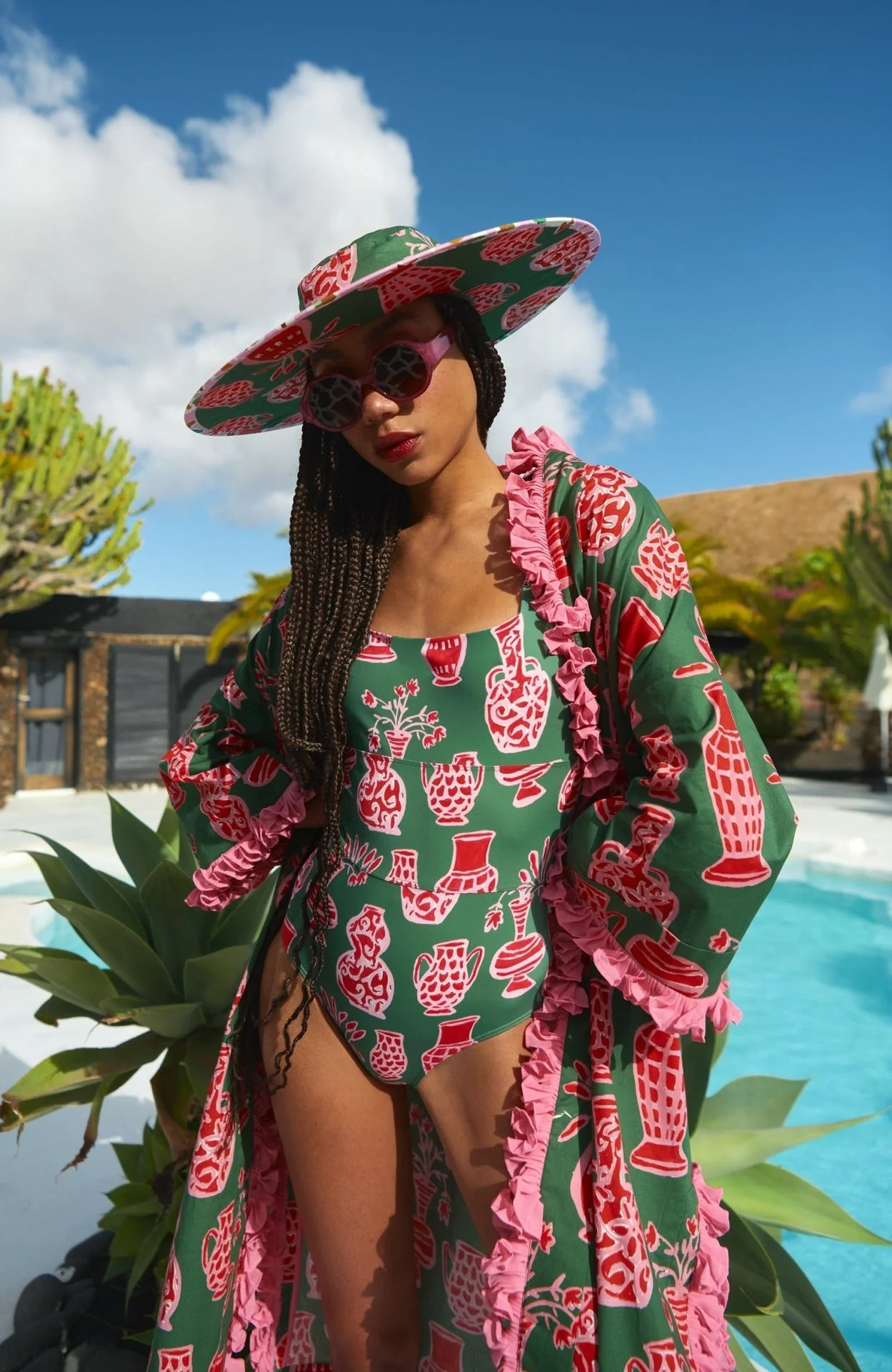 RIOLITA KAFTAN - GREEN - Image 4