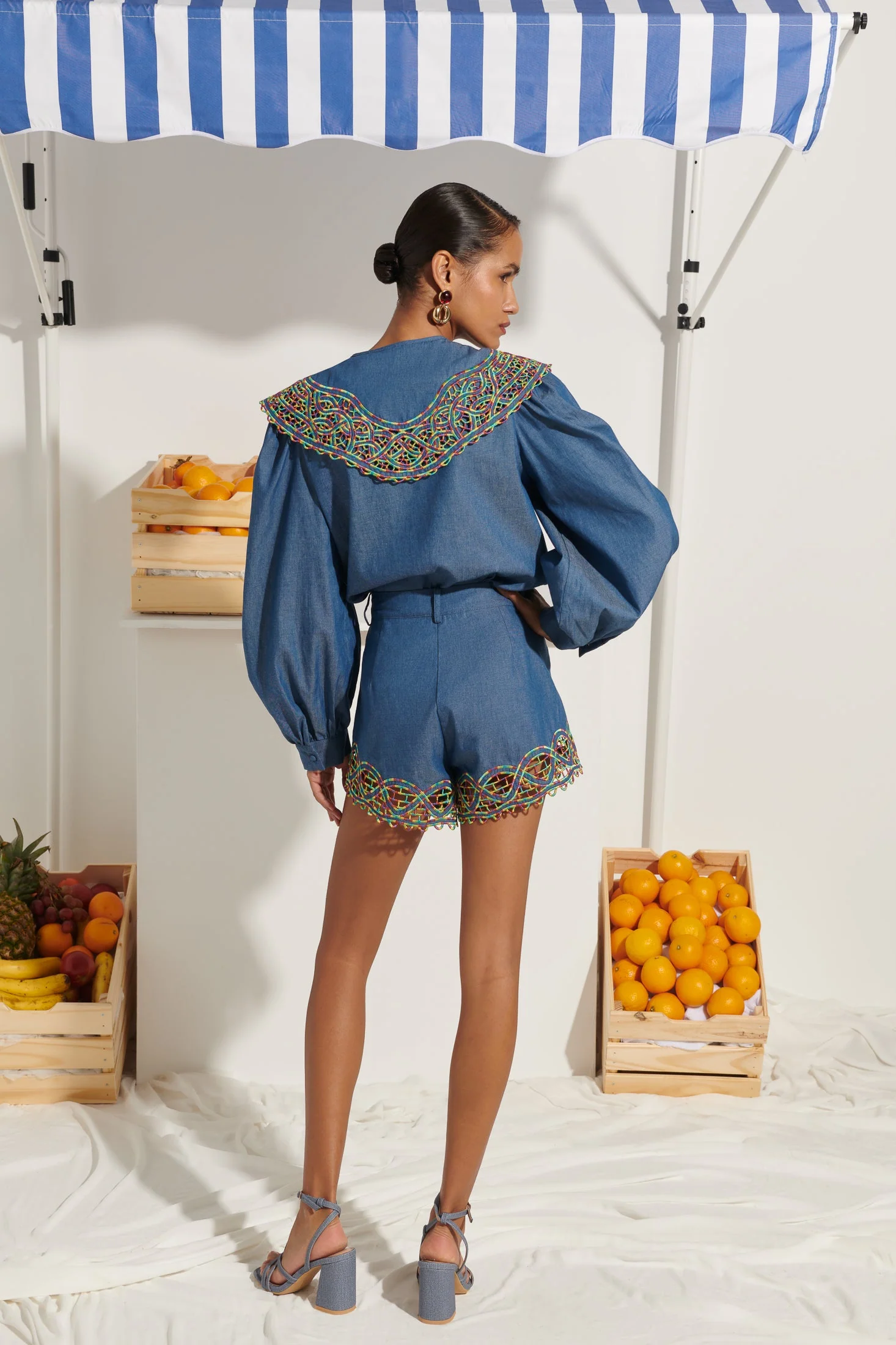 Rocío shorts blue - Image 8