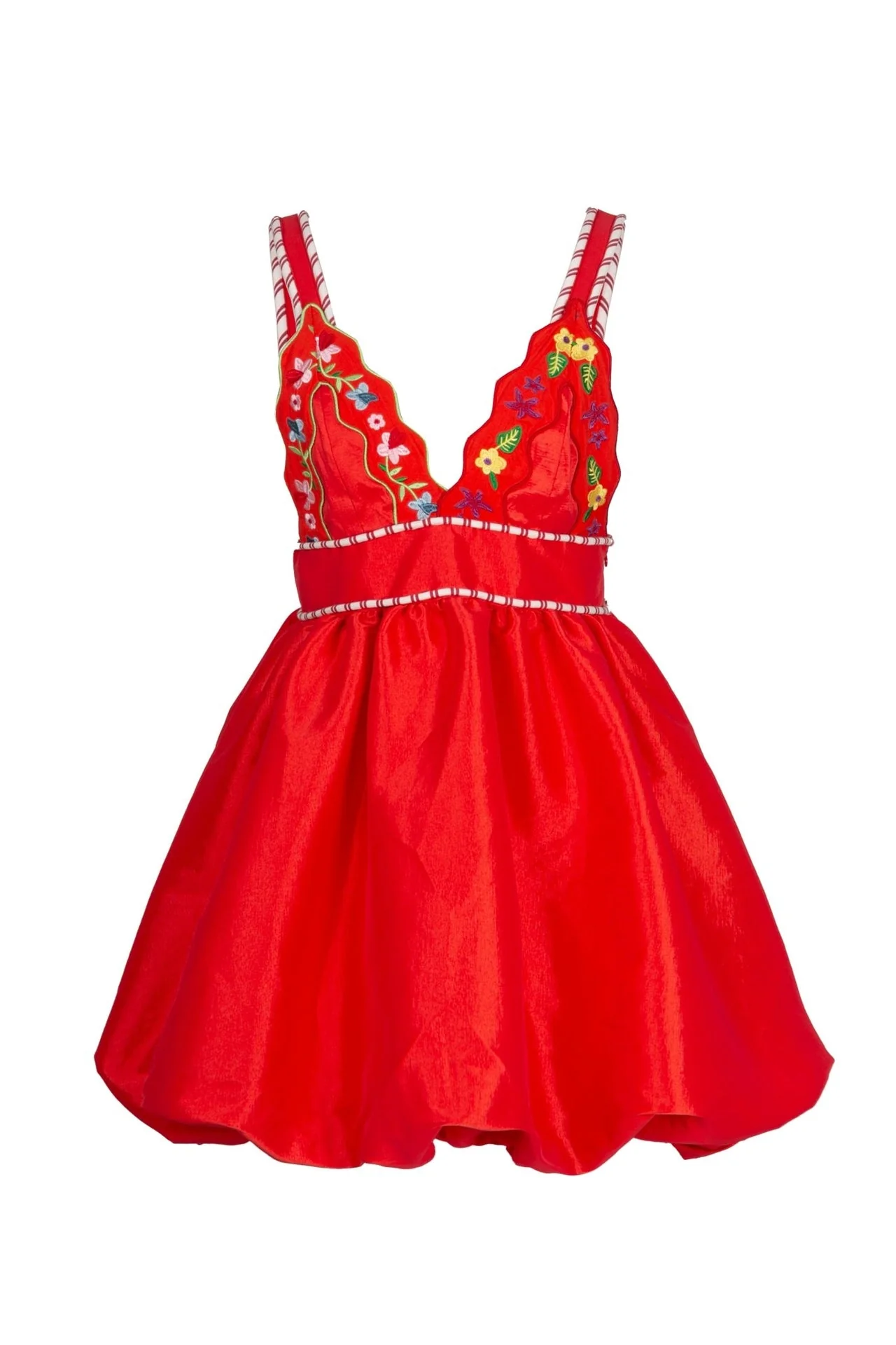 Selene Red Short Dress - Image 2